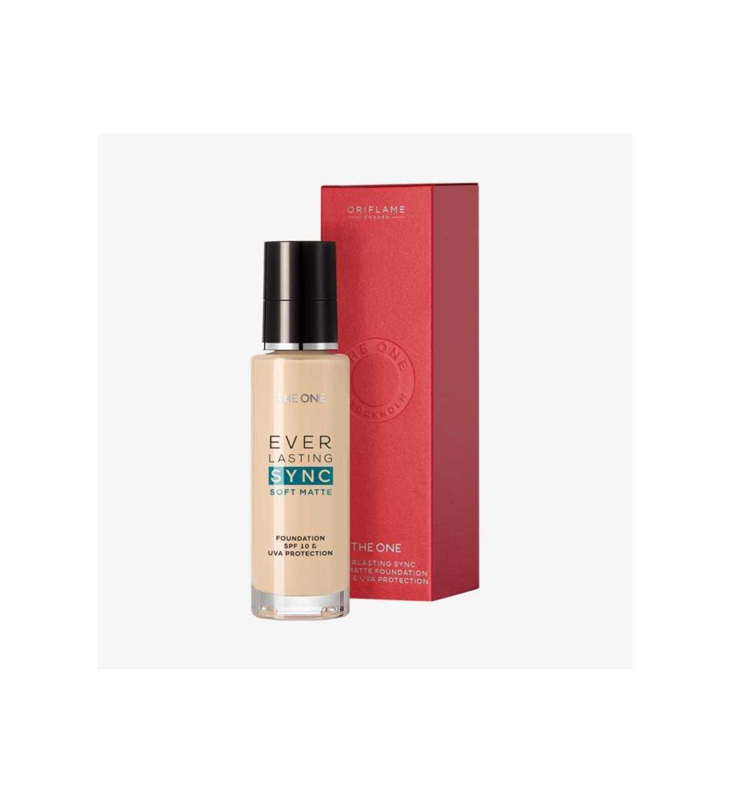 Oriflame The One Everlasting Sync Soft Matte Finish Non-Smudge Foundation 10 SPF - Buy Online on GoSupps.com
