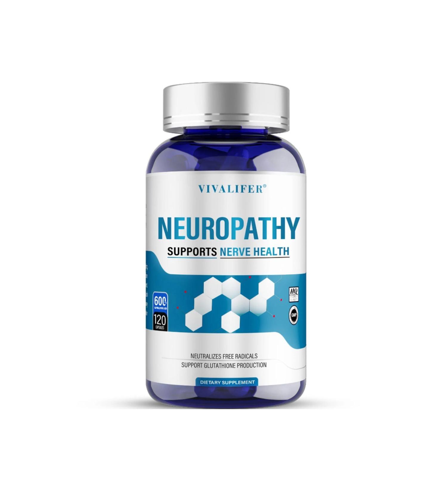 Vivalifer Neuropathy Support Nerve Health 120 Capsules