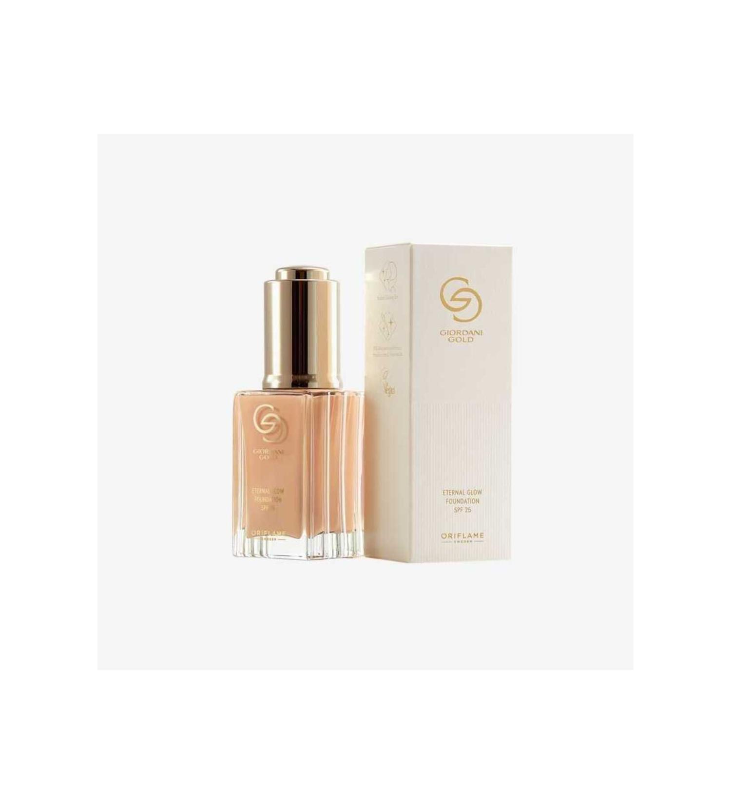 Oriflame Giordani Gold Vegan Foundation SPF 25 Formulated with Hyaluronic Acid Offering 8-Hour Moisture Support - Buy Online on GoSupps.com