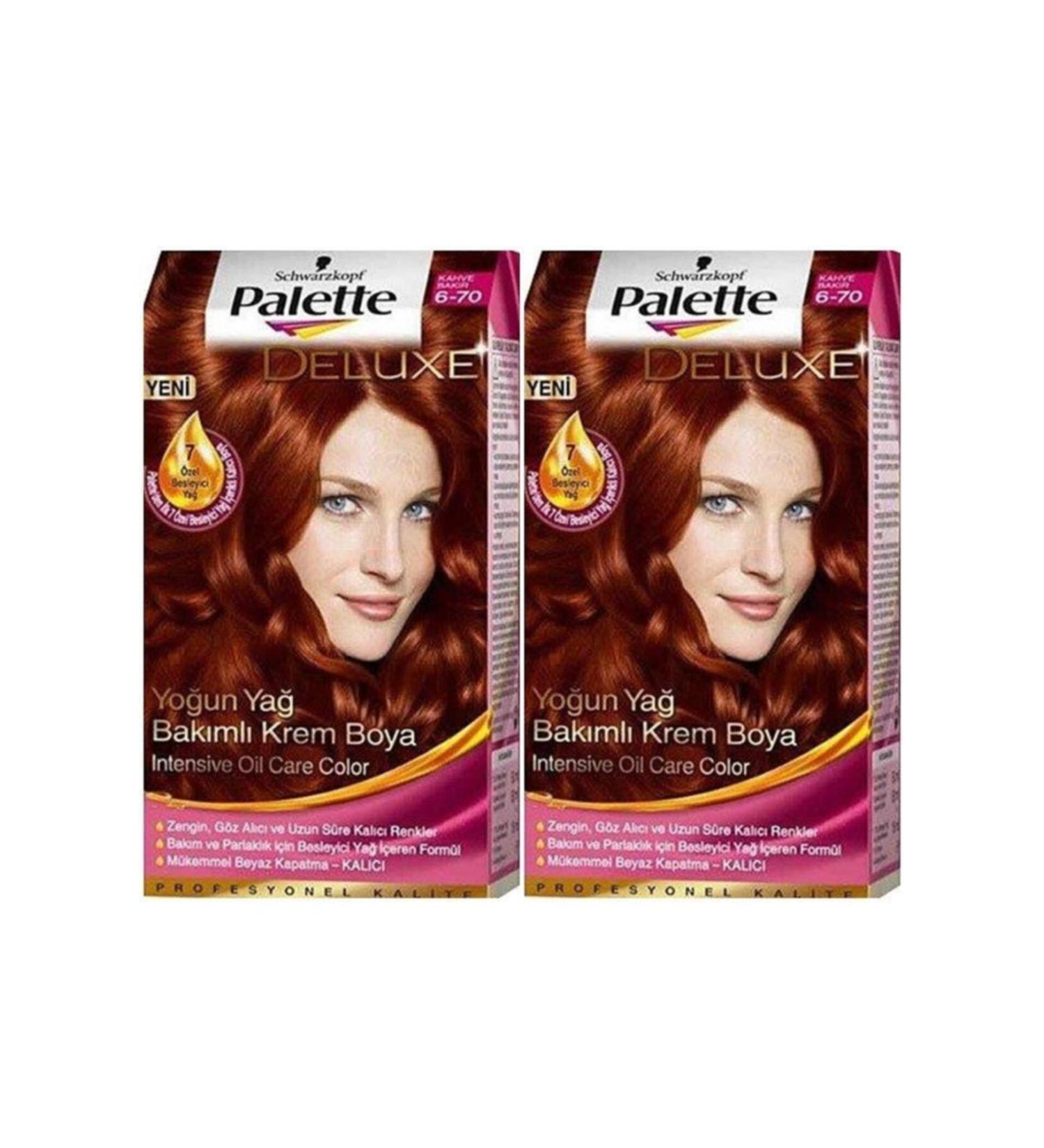 Paletta Palette Deluxe 2 Pieces Hair Dye 6-70 Brown Copper
