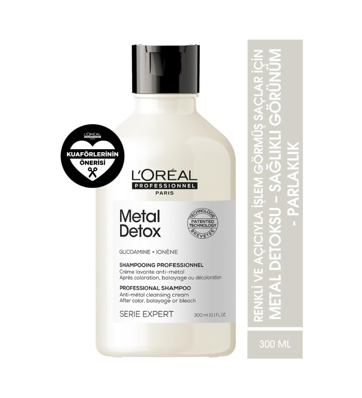 L'oreal Professionnel Loreal Hair-Metal Detox After Coloring Red Purifying Shampoo 300 ml SER EXPERTEVA57 - Buy Online on GoSupps.com