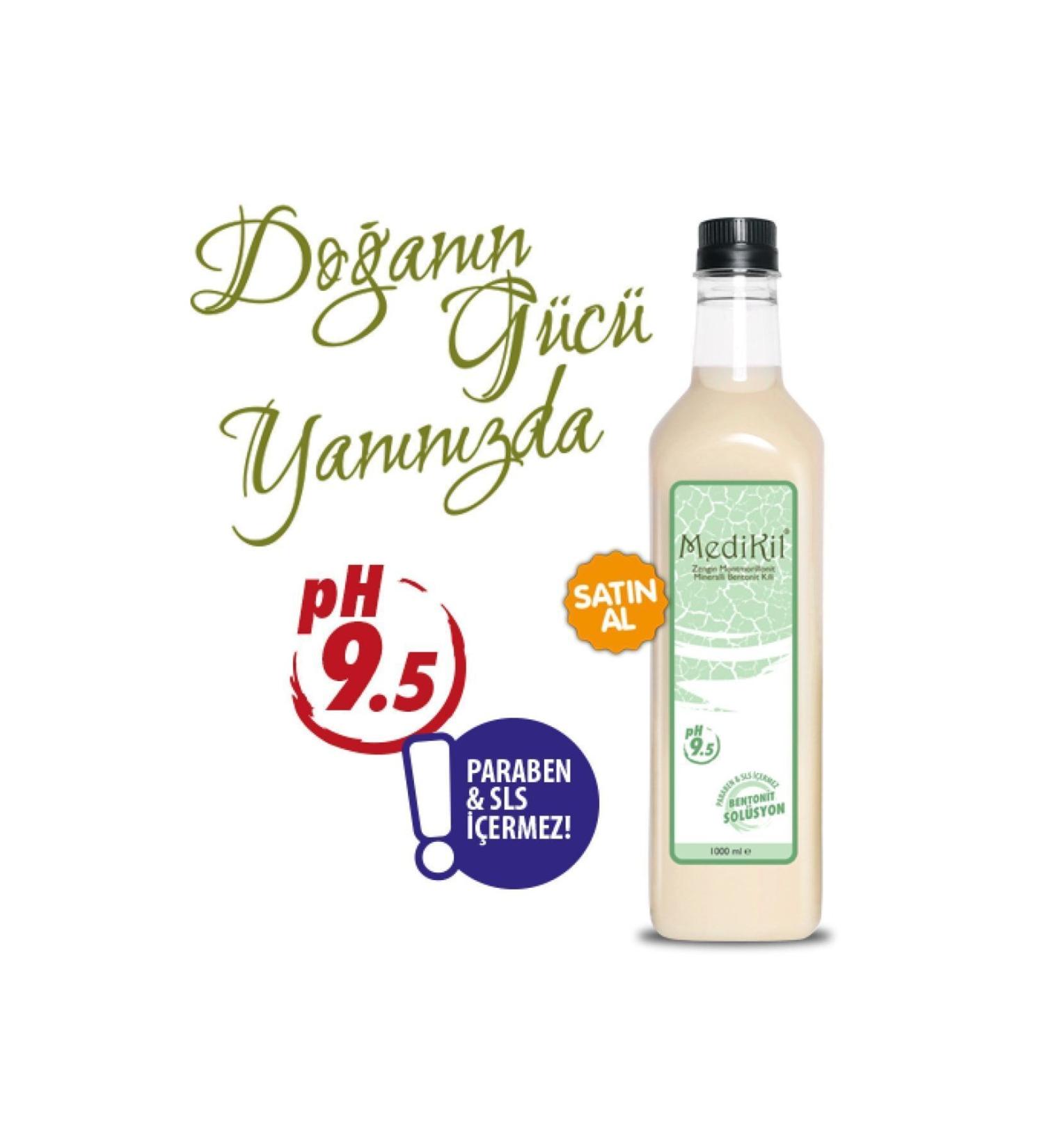 Medikil Bentonite Drinkable Clay 1000ml Food Supplement - Buy Online on GoSupps.com