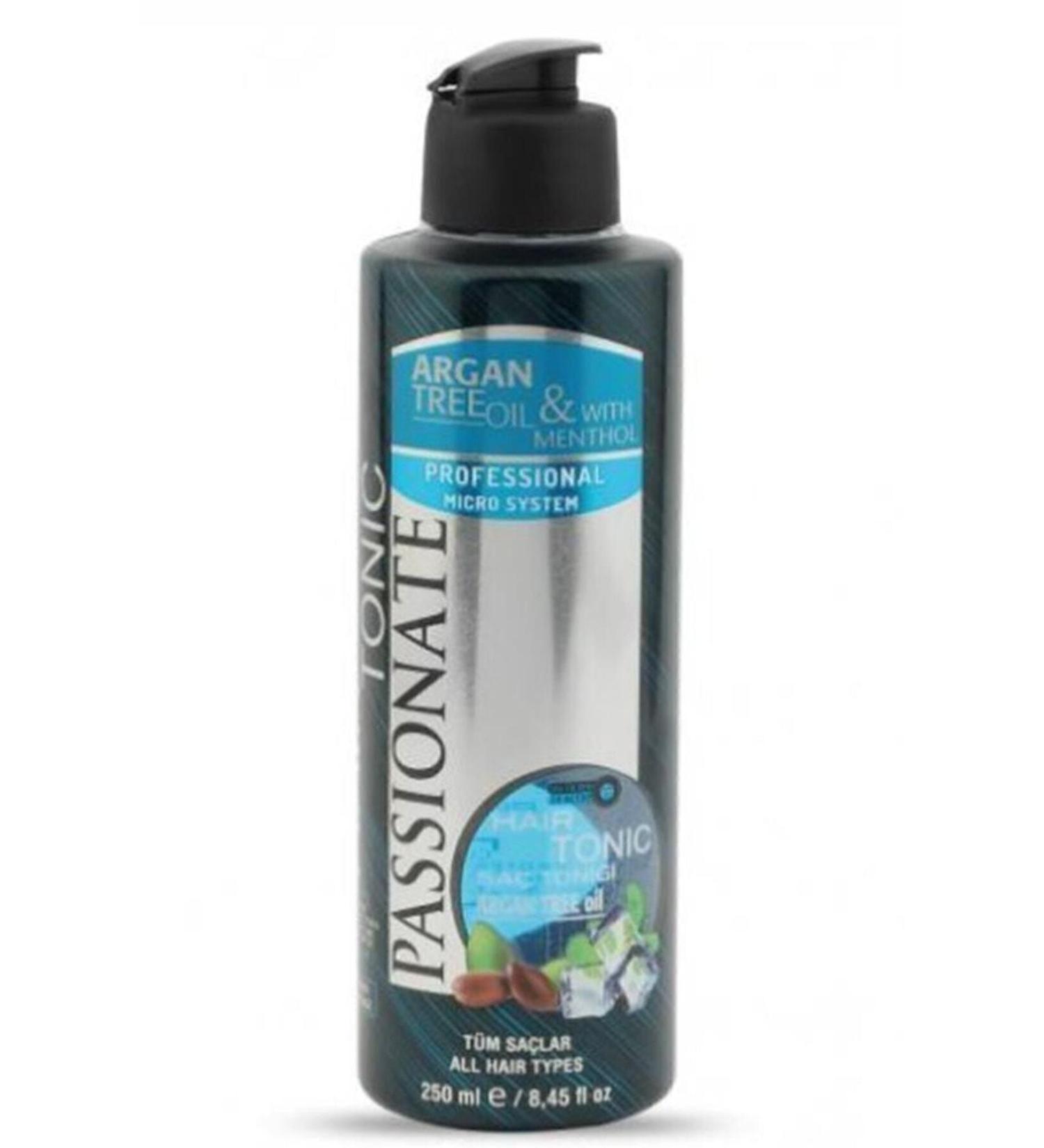 Passionate Hair Tonic with Argan Oil and Menthol 250 Ml.