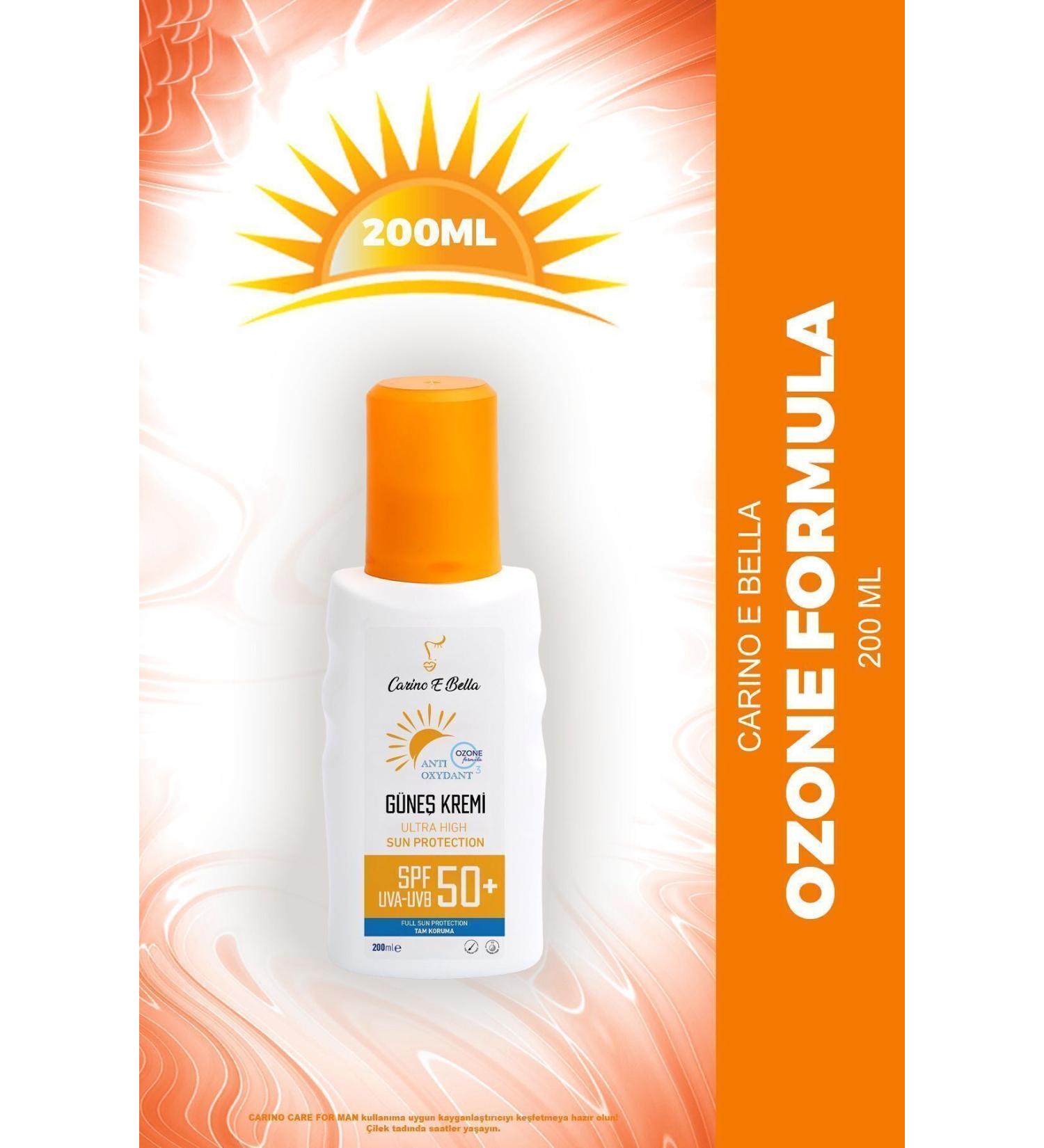 Carino E Bella Ozonated Intensive Anti-Stain Tone Equalizer High Protection +50 Spf Sun Cream All Skin Types - Buy Online on GoSupps.com