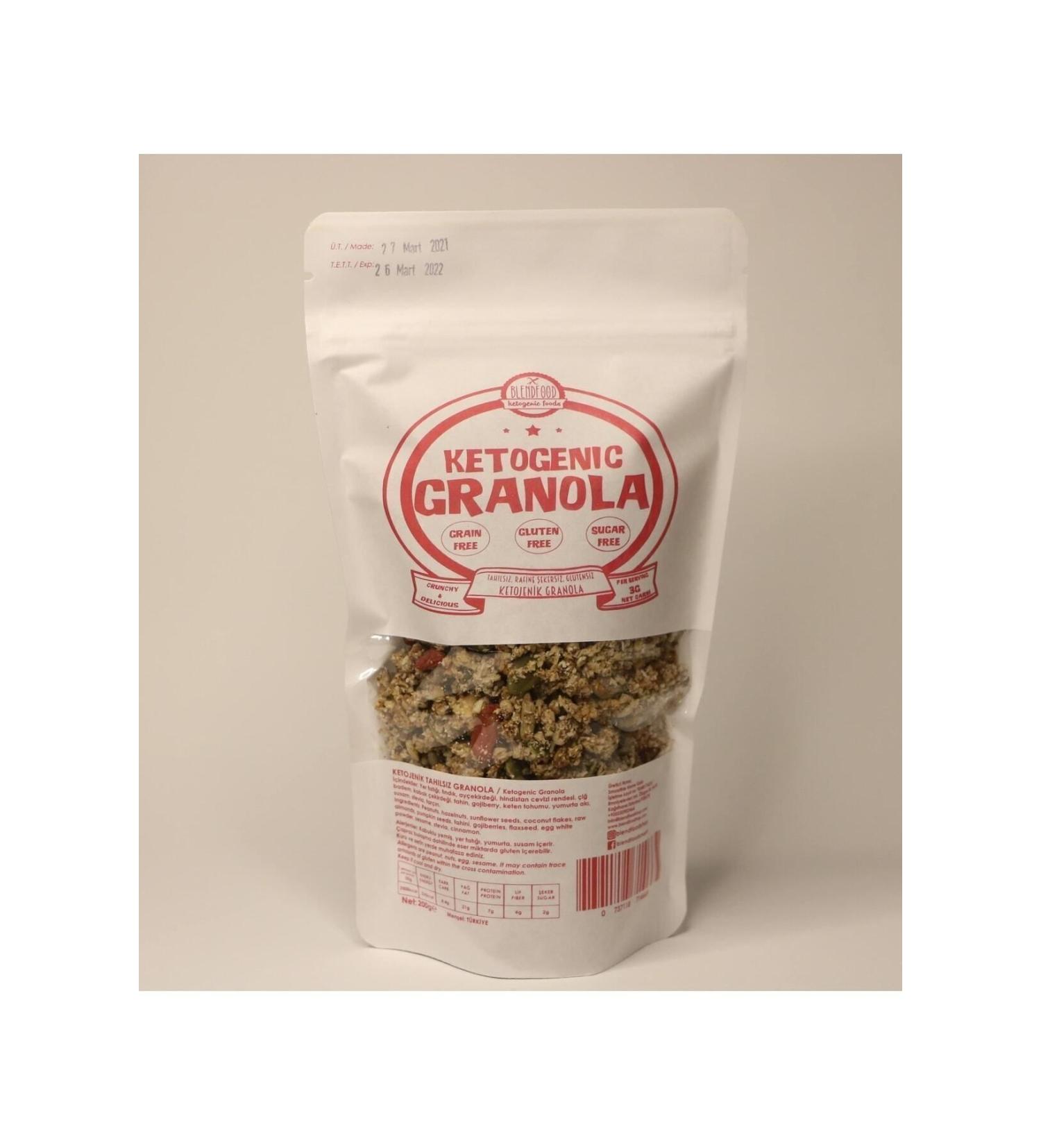 Blendfood Ketogenic Granola with Rich Content - Buy Online on GoSupps.com