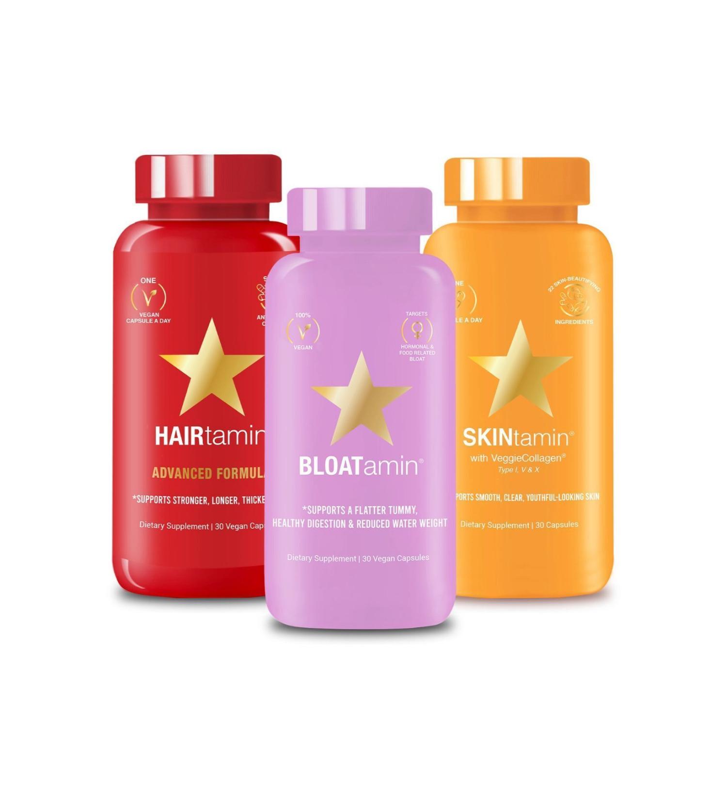 HAIRtamin Advanced Formula 30 Vegan Capsules triple set