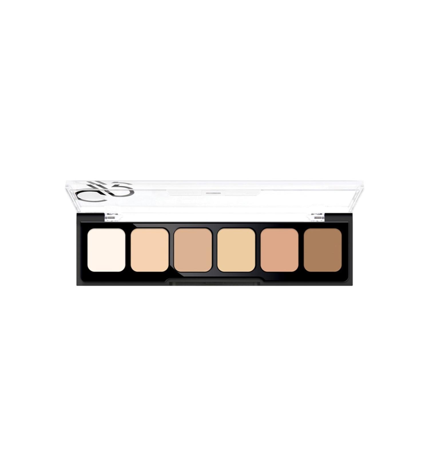 Golden Rose Correct & Conceal Concealer Cream Palette 01 Light & Medium