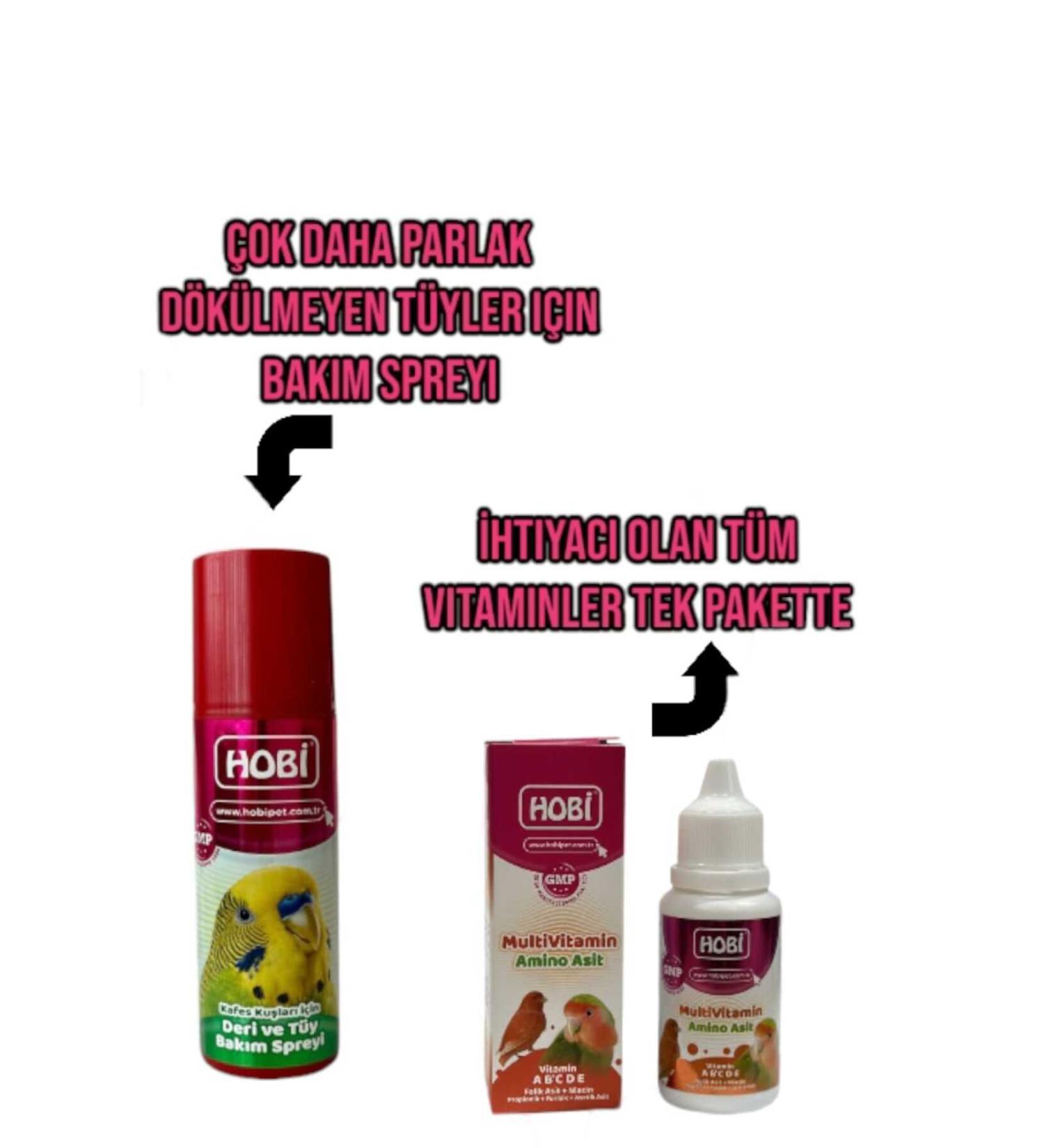 ozzipetshop Budgie Feather Skin and Healthy Care Set (Feather Loss and General Health Support)