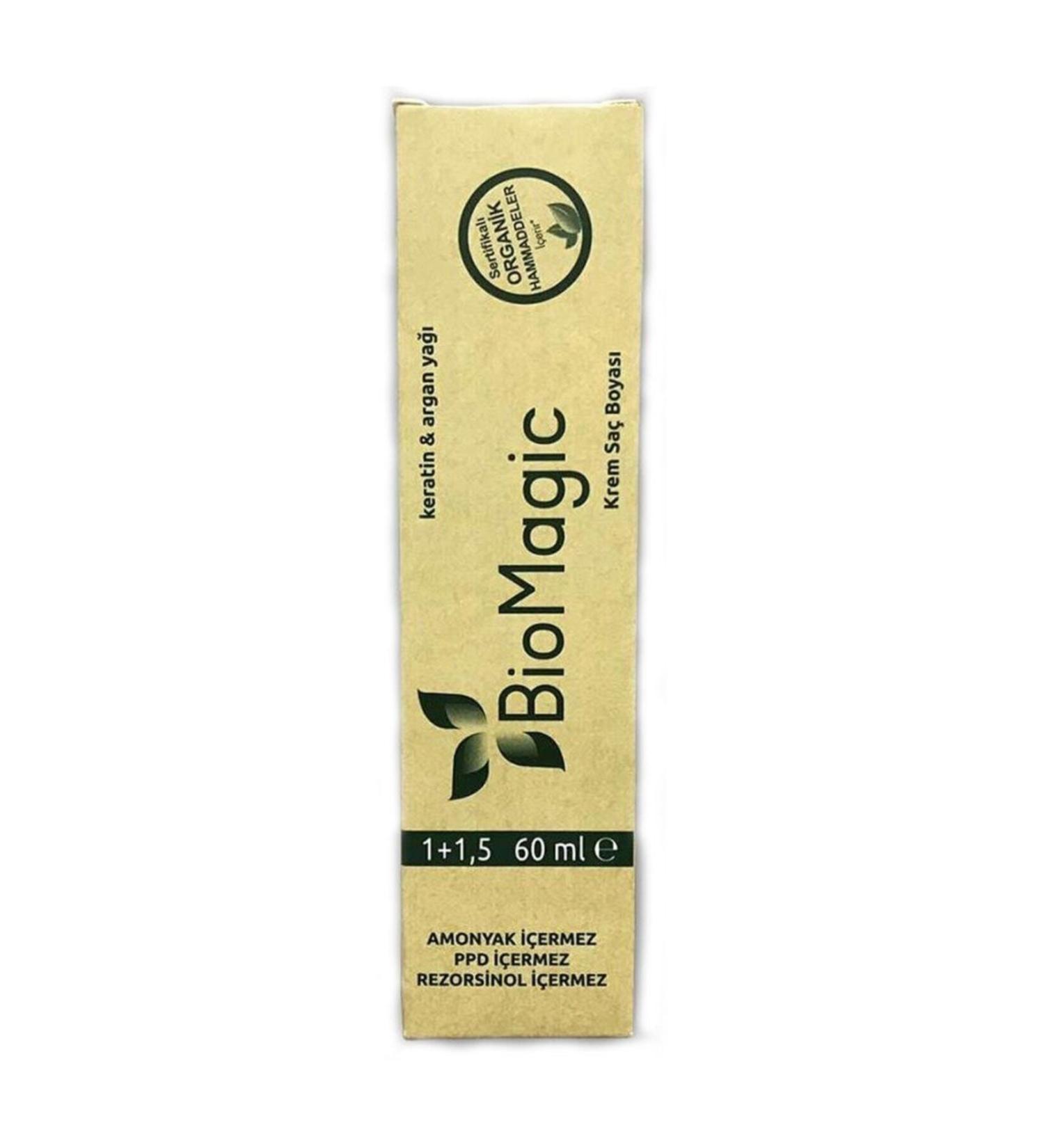 BioMagic Ammonia-Free Cream Hair Dye 60 ml 7.11 - Intense Ash Blonde