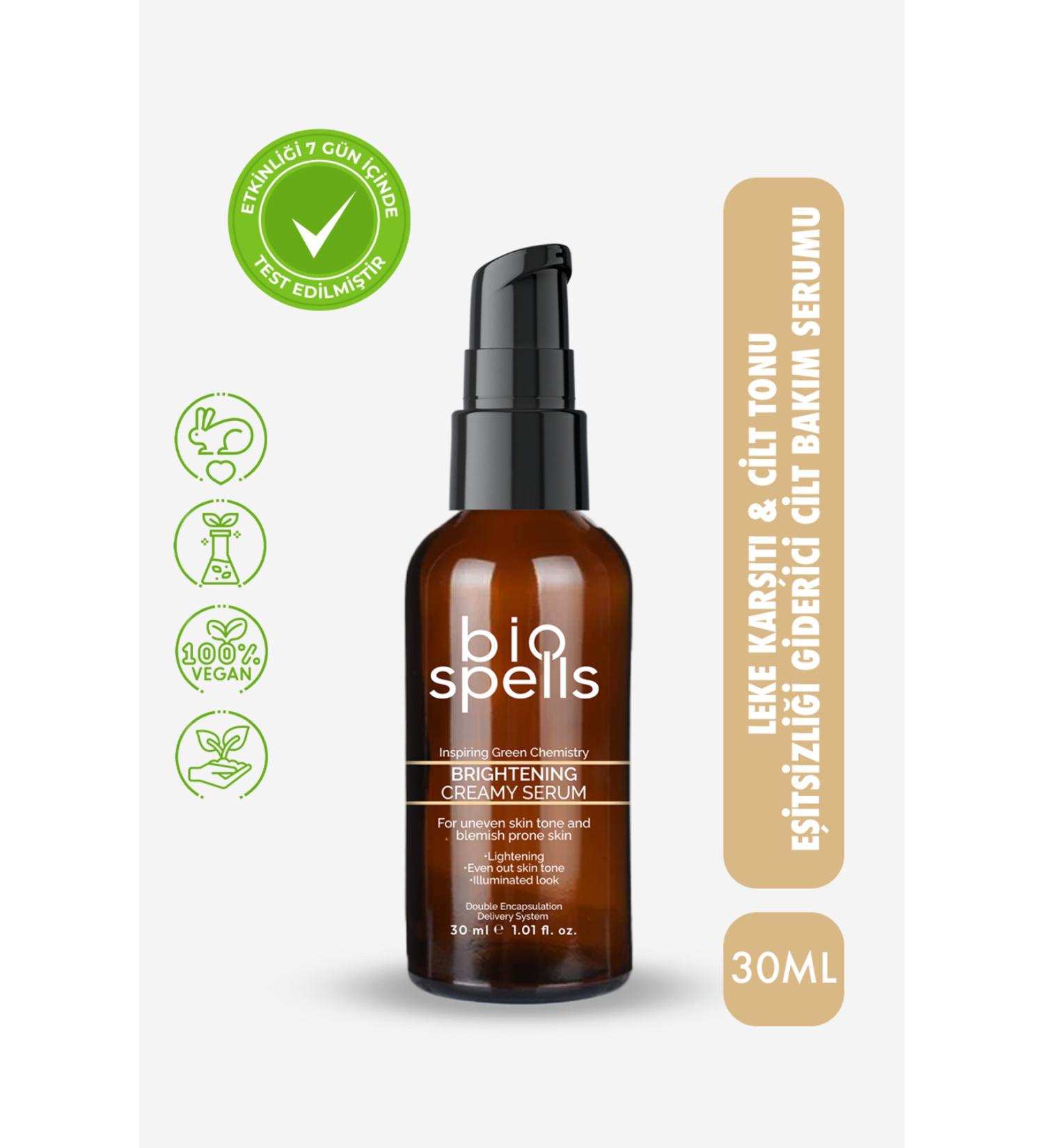 bio spells Brightening Creamy Serum 30ml - Anti-Stain & Skin Tone Inequality Skin Care Serum - Buy Online on GoSupps.com