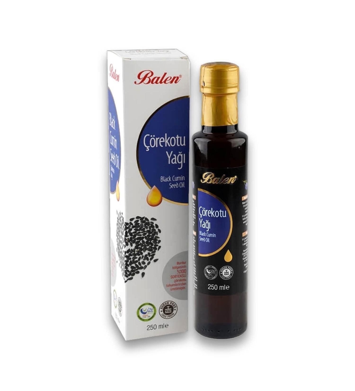 Balen Black Cumin Oil 250 Ml Cold Pressed Gimdes Certified