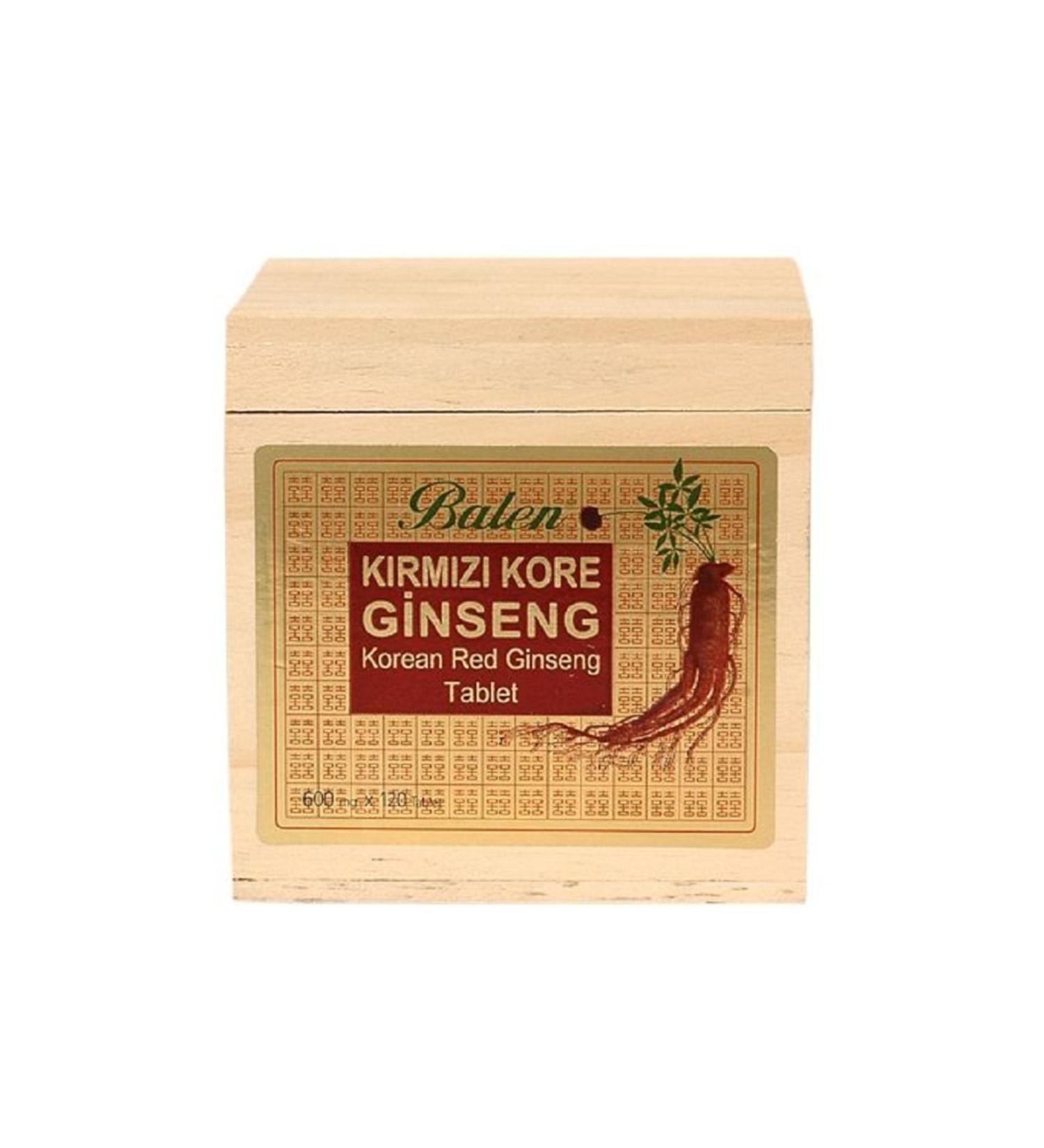 Balen Red Korean Ginseng Extract 120 Tablets 620mg