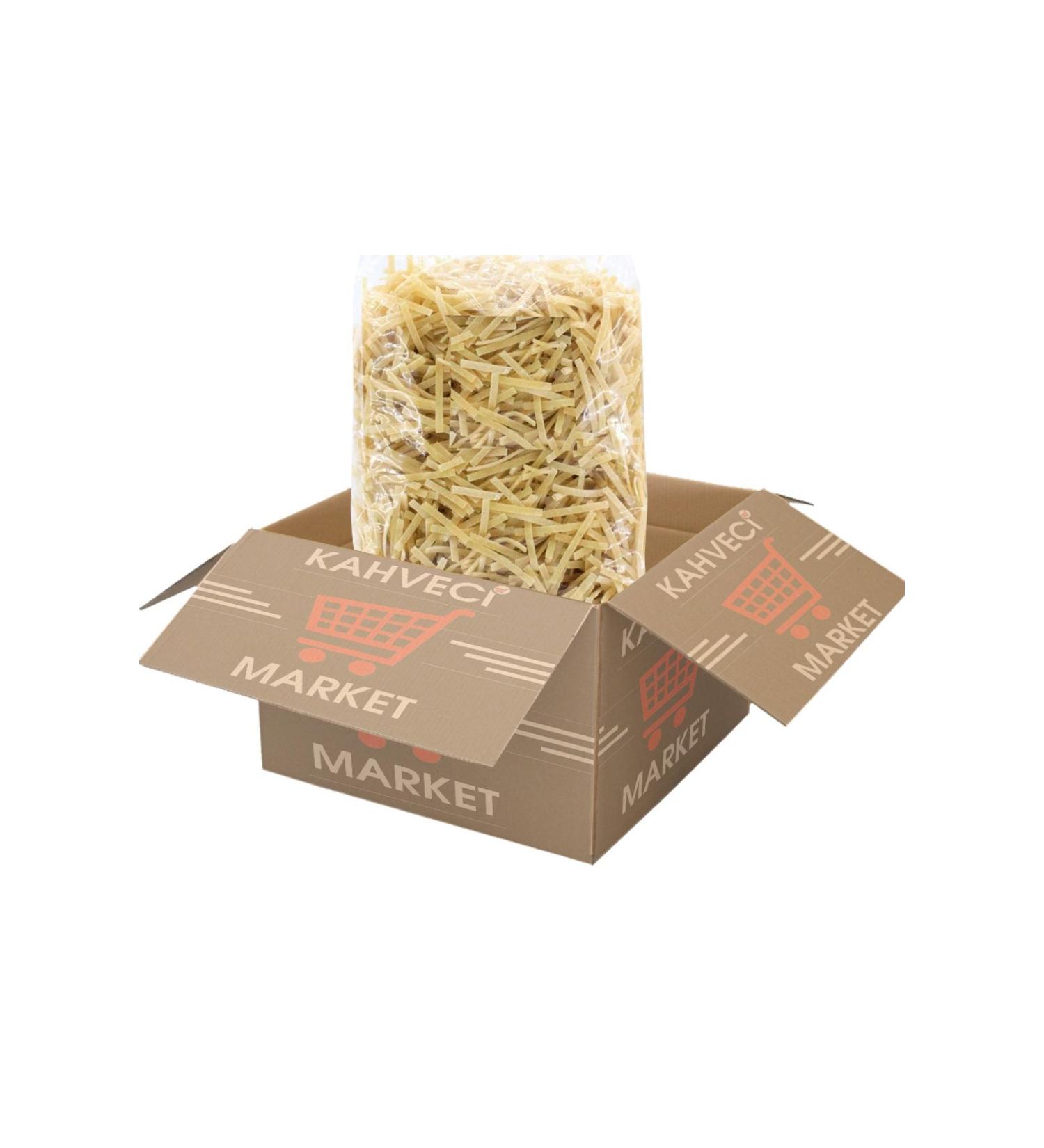Kahveci Milk Egg Noodles 1 Kg Handmade Natural Additive-Free Homemade Noodles 1 Kg