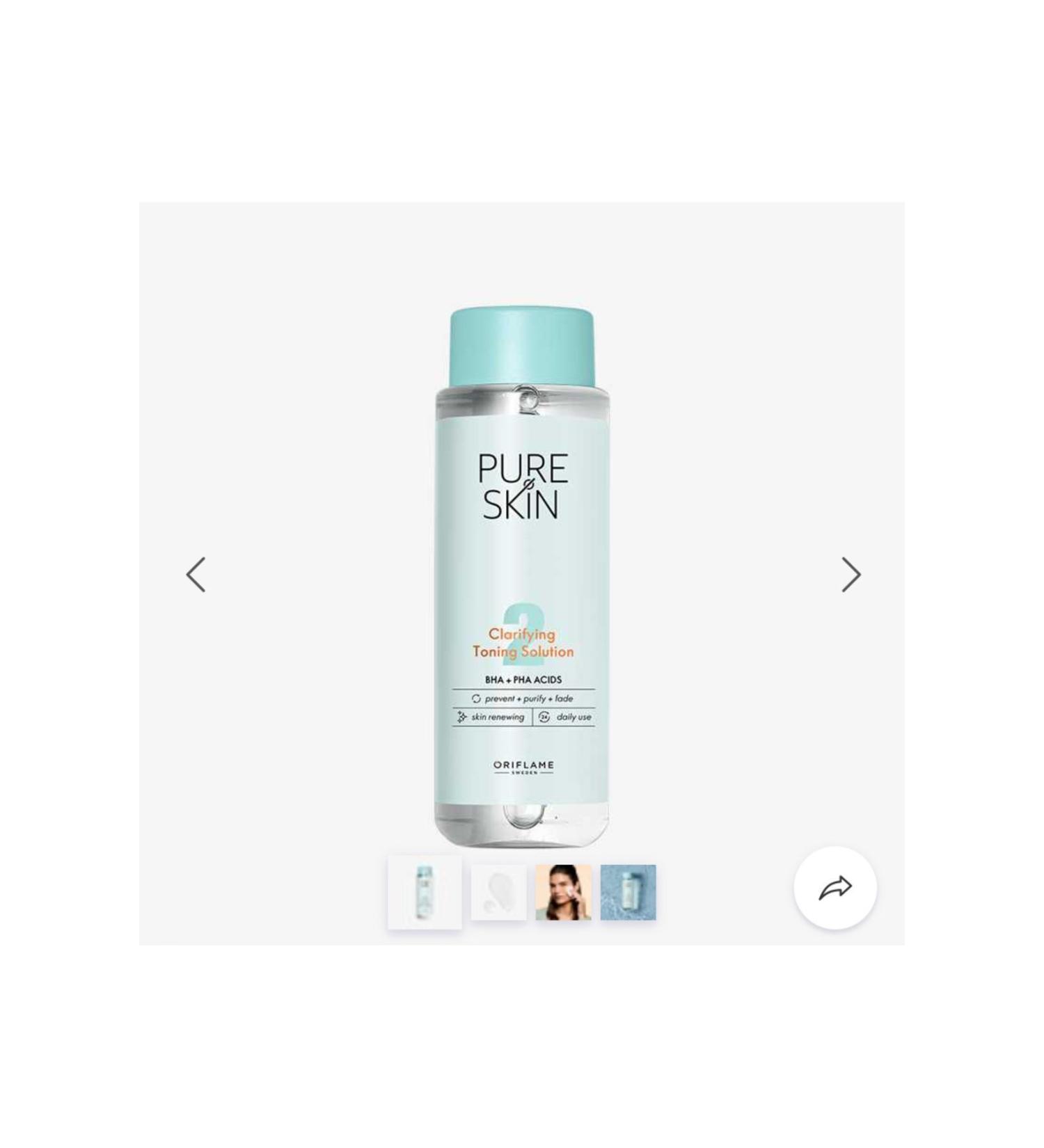 Oriflame Pure Skin Cleansing Tonic (0 ORIGINAL BARCODE PRODUCT)