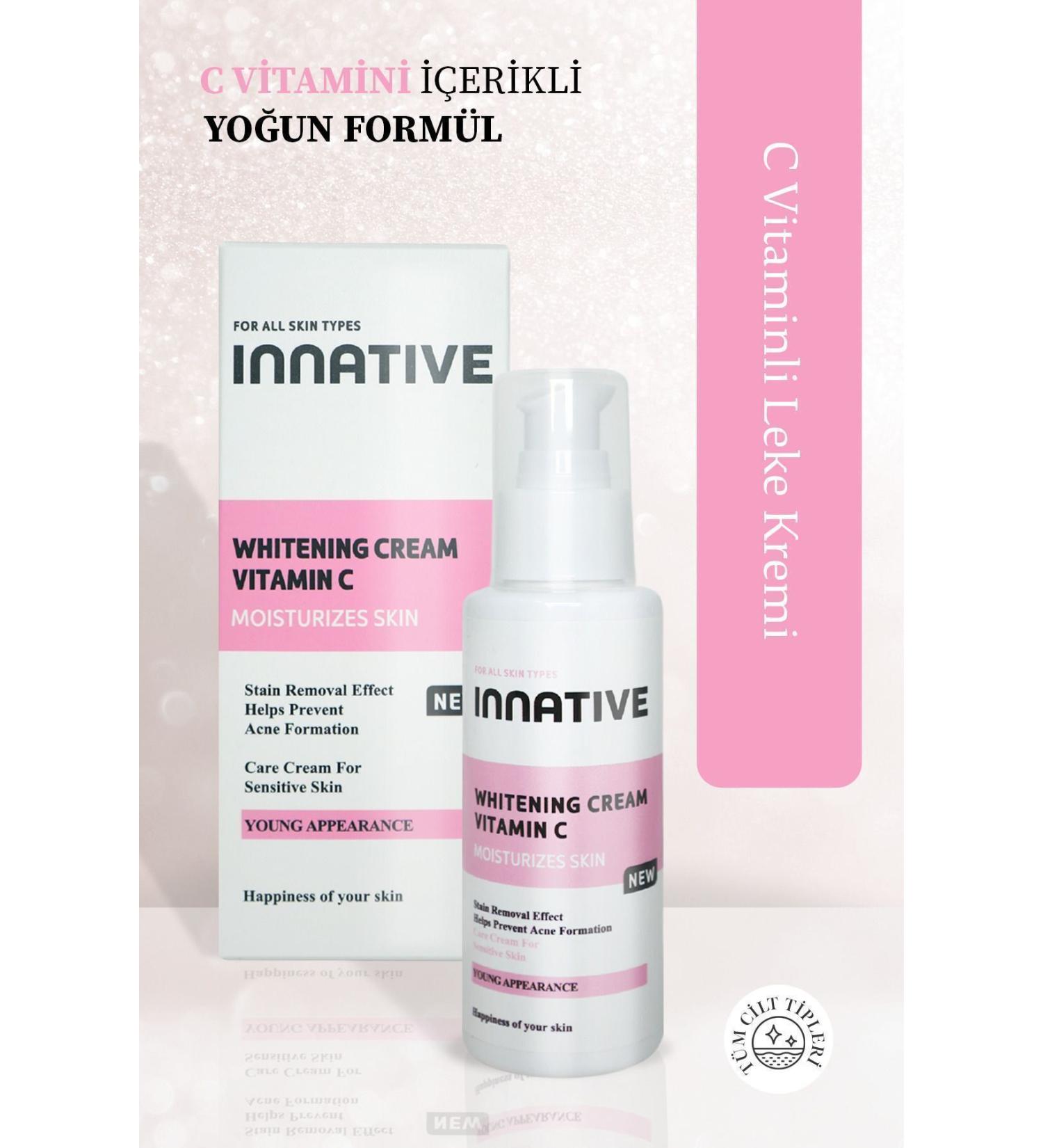 INNATIVE Skin Whitening Anti-Stain Vitamin C 100ML Whitening Cream