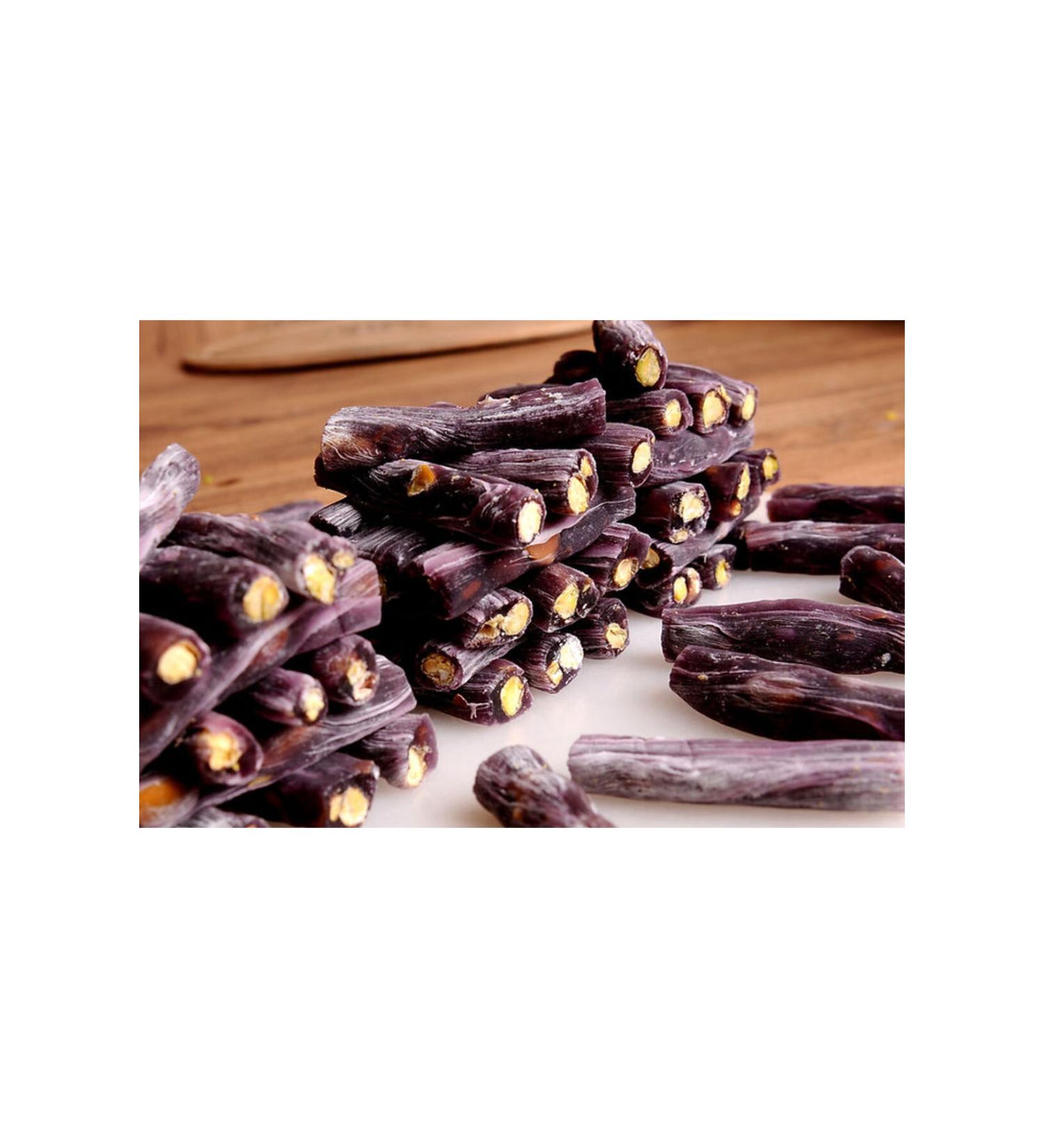 LokArt Lok-Art | Mulberry and Pistachio Finger Turkish Delight | 500 Gr