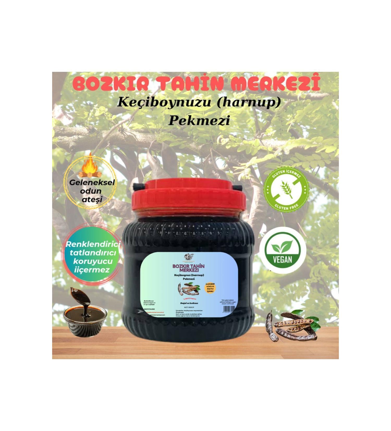 Bozk r Local Bozk r Tahini Center Carob Village Molasses 950 gr (Additive-free&natural)