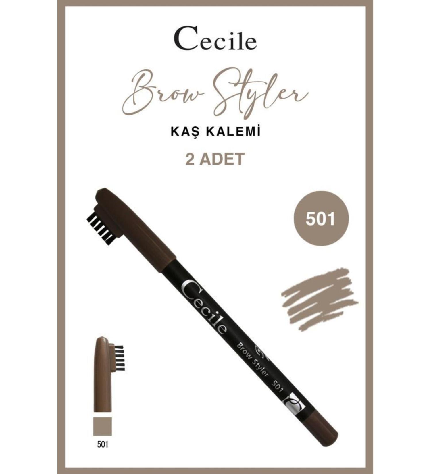 Cecile Eyebrow Pencil 501 X2