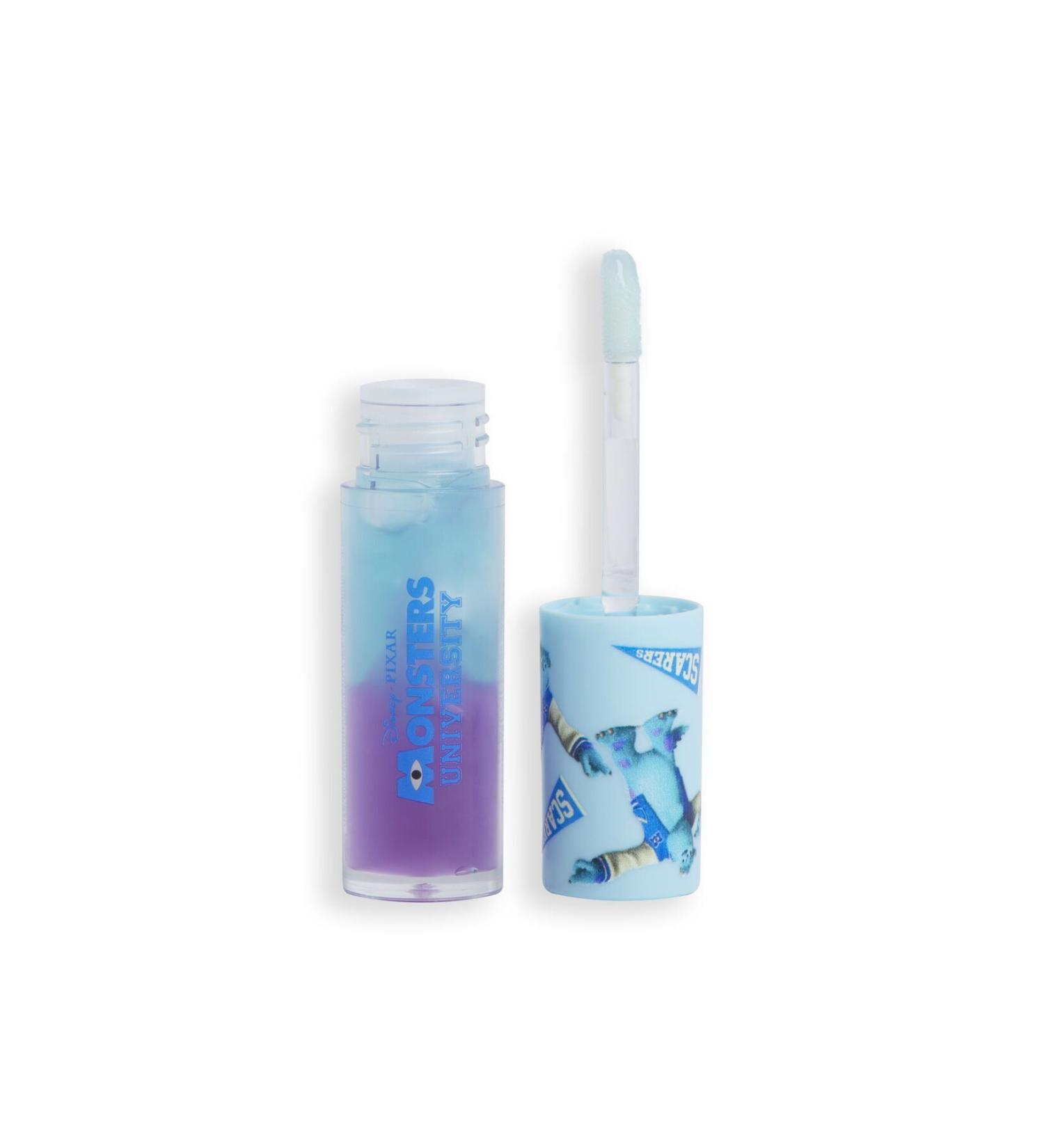 Revolution Disney Pixar's Monsters University Sulley Swirl Lip Oil - Clear Lip Oil - Buy Online on GoSupps.com
