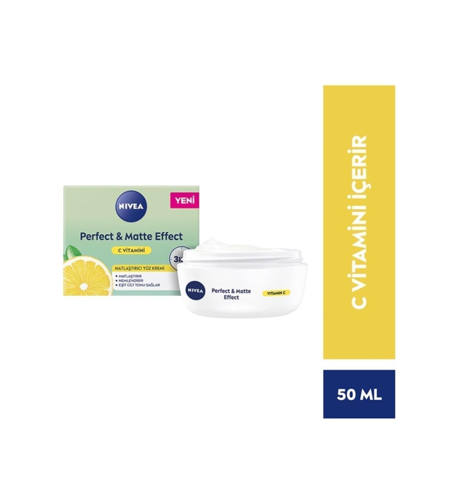 NIVEA Perfect & Matte Vitamin C Face Care Cream 50 ml - Buy Online on GoSupps.com