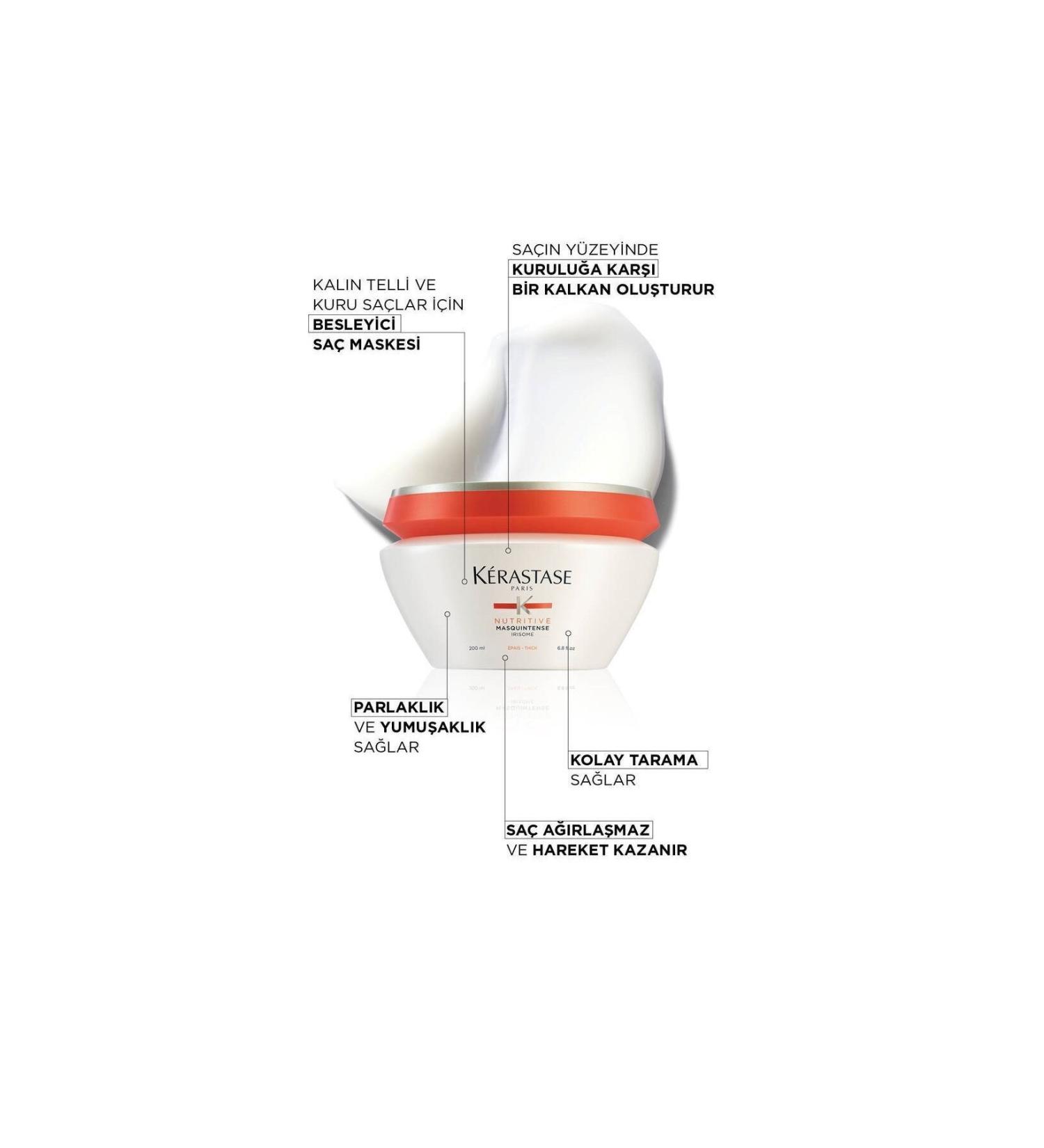 Kerastase Nutritive Moisturizing Mask suitable for all hair 200Mlsevgiligulcosmetic20