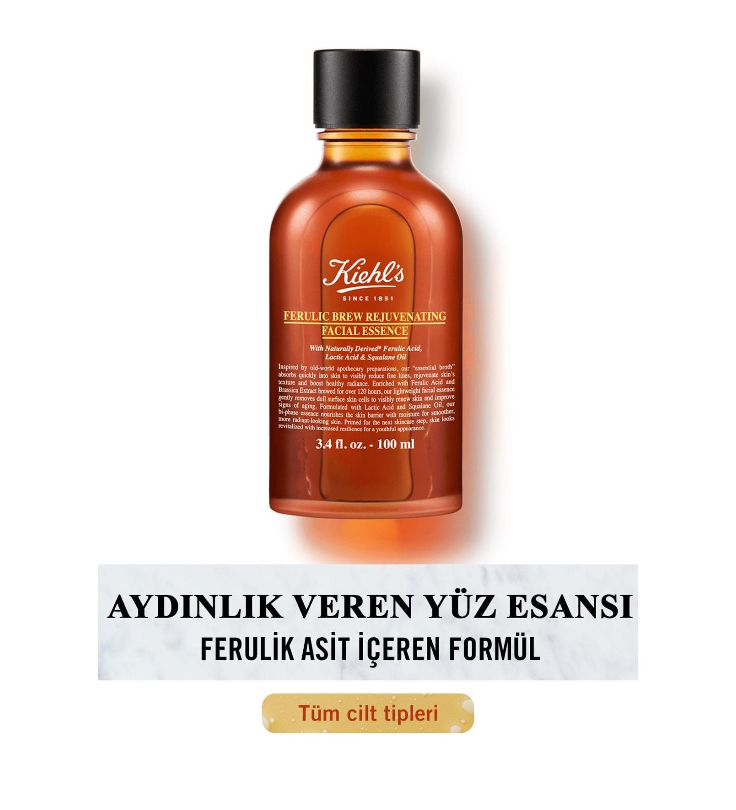 Kiehl's FERUL C FERUL C ACID BR GHTEN NG-LUMINOUS FACE ESSEENCE 100 ML PSSN3726