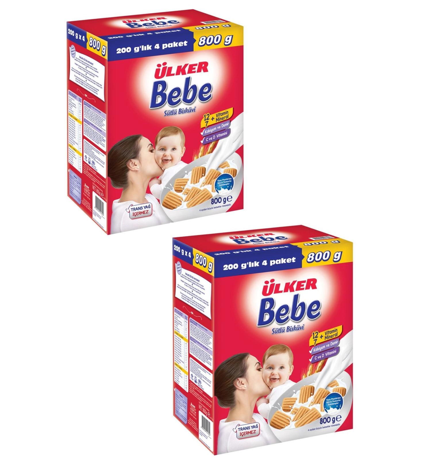 Ulker Baby Biscuits 2 Pieces X 800 Gr