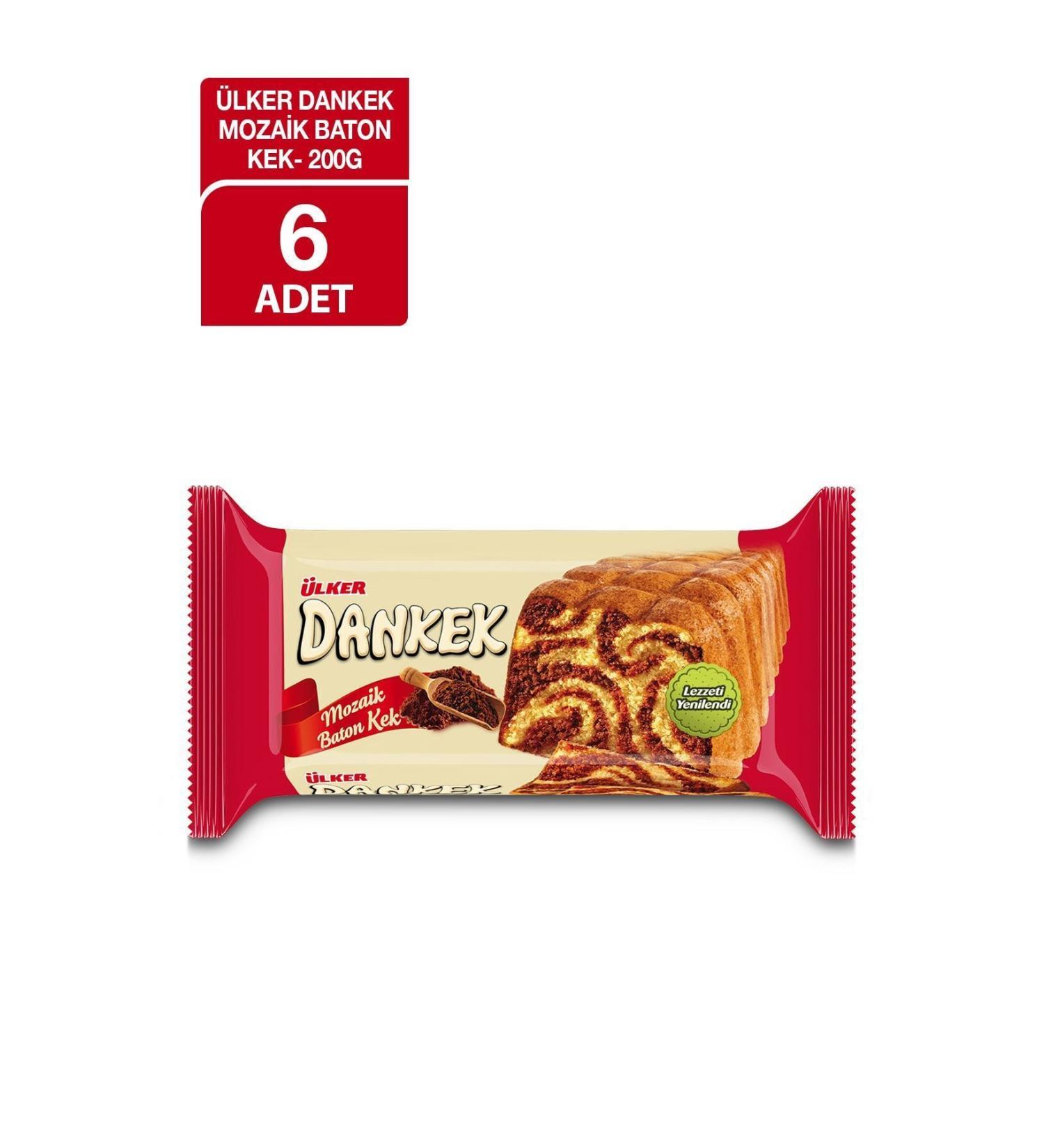 Ulker Dankek Mosaic Baton Cake 6 Pieces