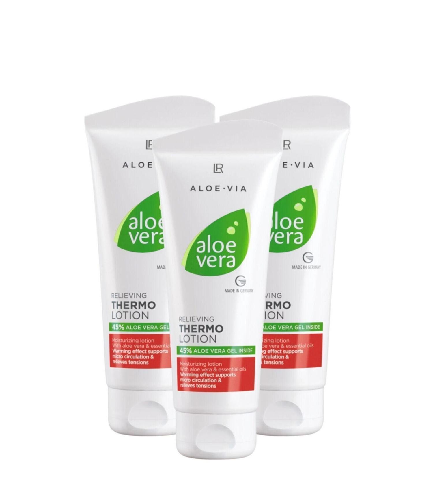 LR Aloe Vera Pain Relief Thermo Lotion 100 ml 3 Pieces