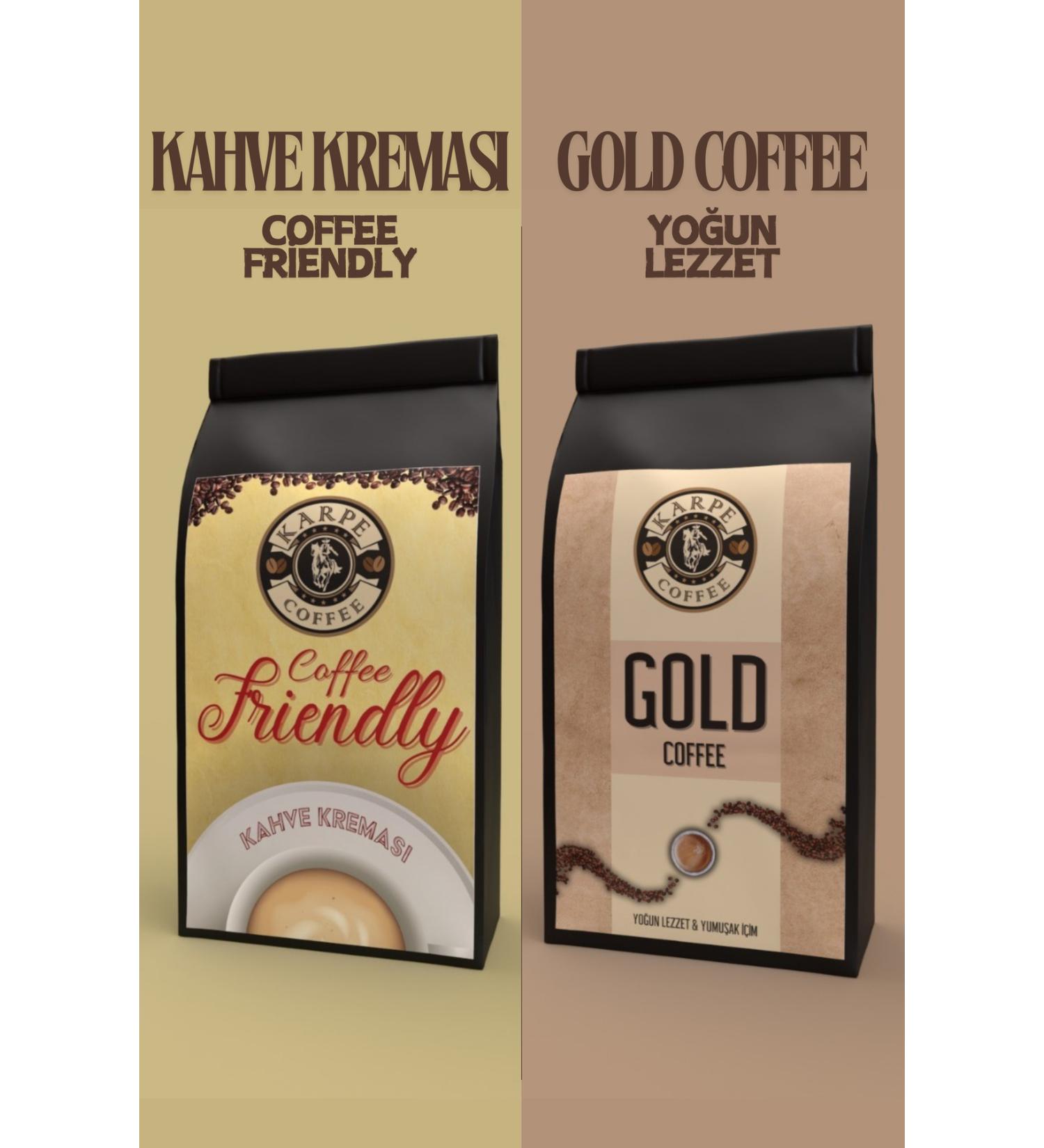 KARPE COFFEE CREAM-GOLD COFFEE 2-PACK 250GR