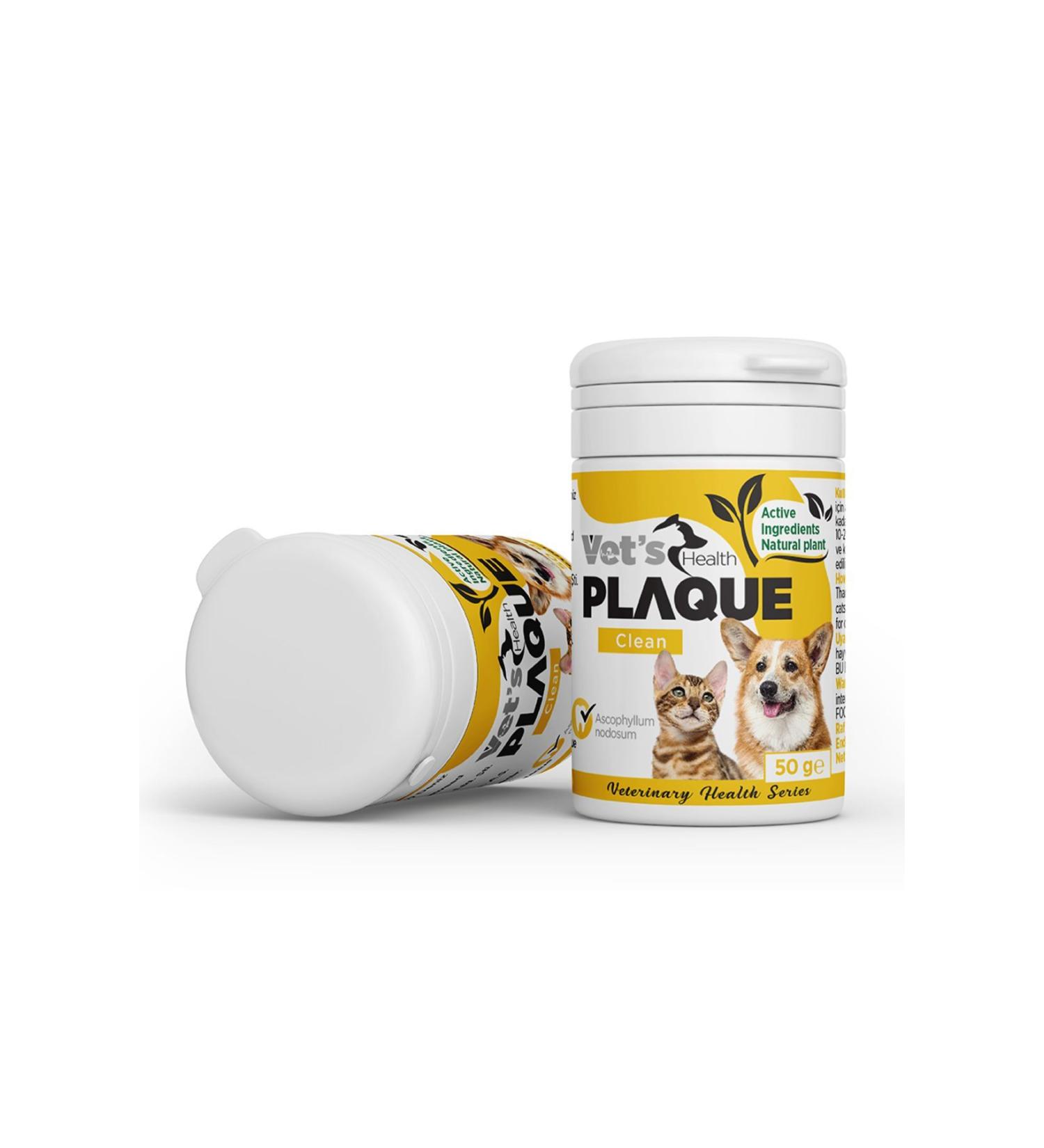 Vets Health PlaqueClean Dental Stone Tartar and Plaque Remover Oral and Dental Care Product for Cats and Dogs 50g - Buy Online on GoSupps.com