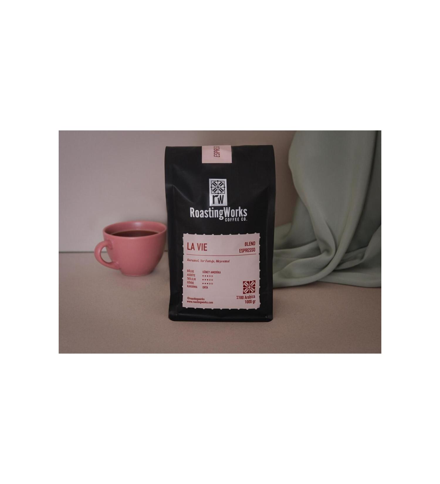 RoastingWorks Blend La Vie Espresso Specialty Coffee (COFFEE BEANS) 1000gr
