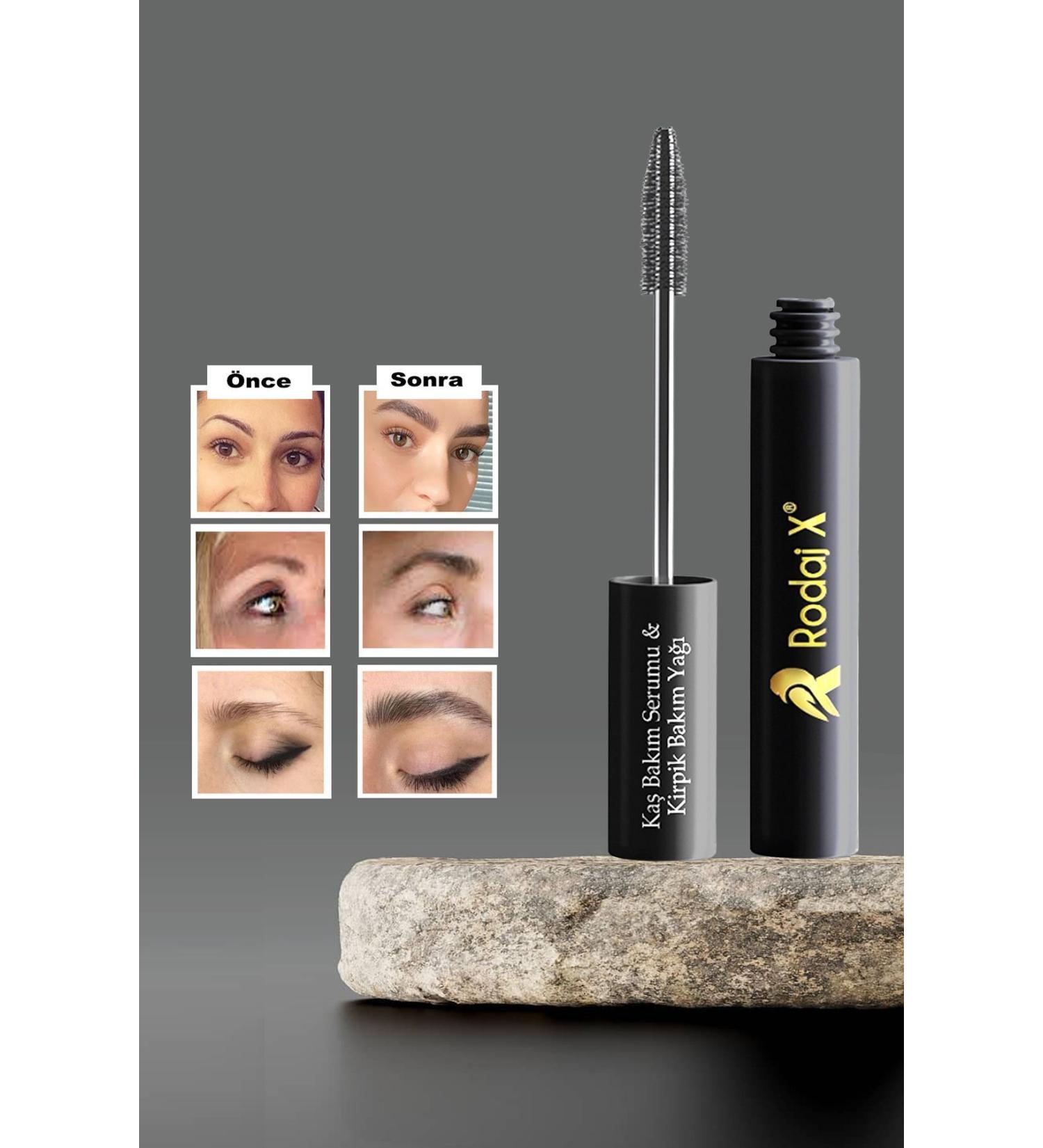 Rodaj X Eyebrow Growth Aid Serum & Eyelash Growth Aid Oil - Eyebrow and Eyelash Care Set - Buy Online on GoSupps.com