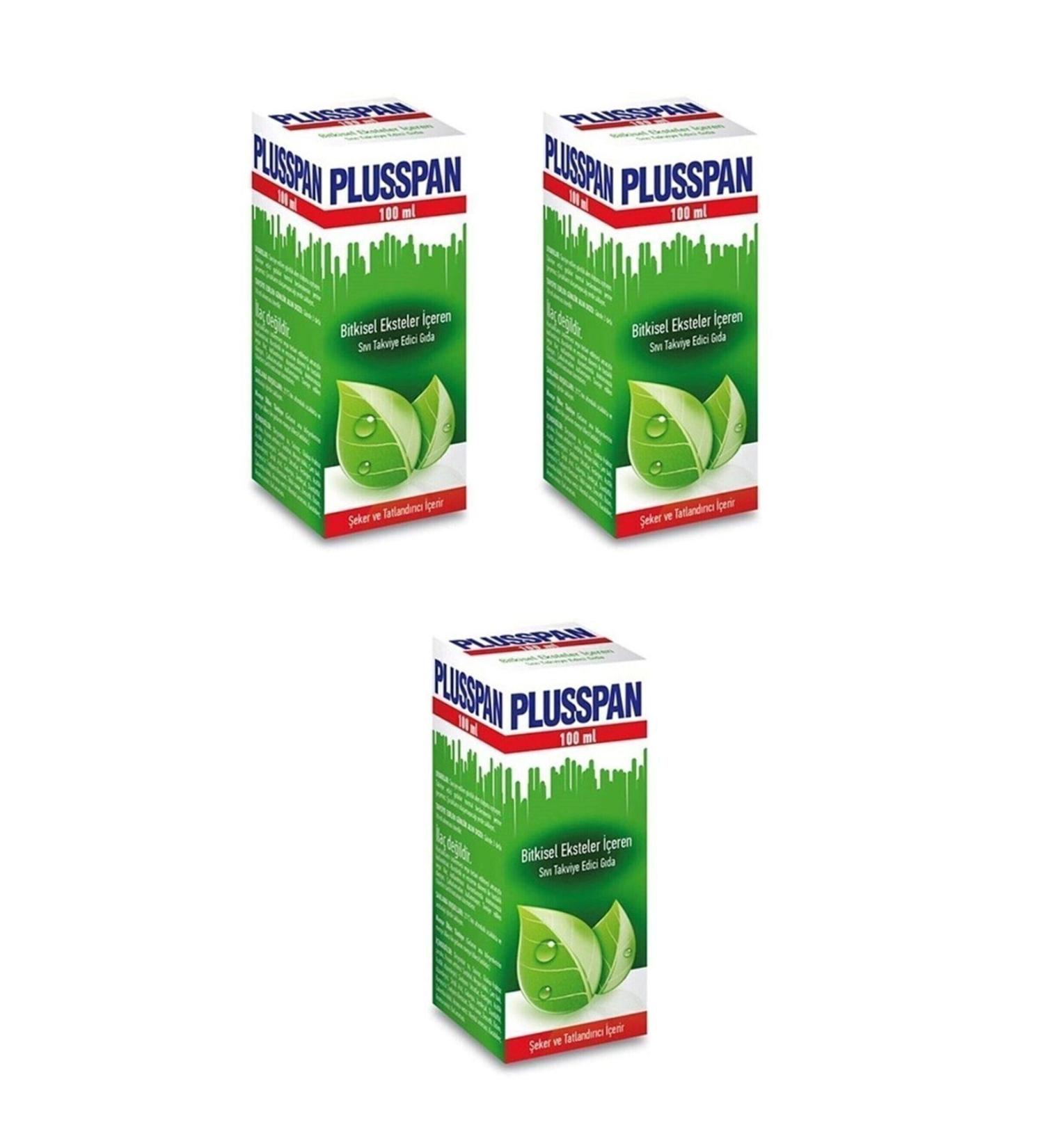 LedaPharma Plusspan Syrup 100 ml 3 Boxes : 10-2027