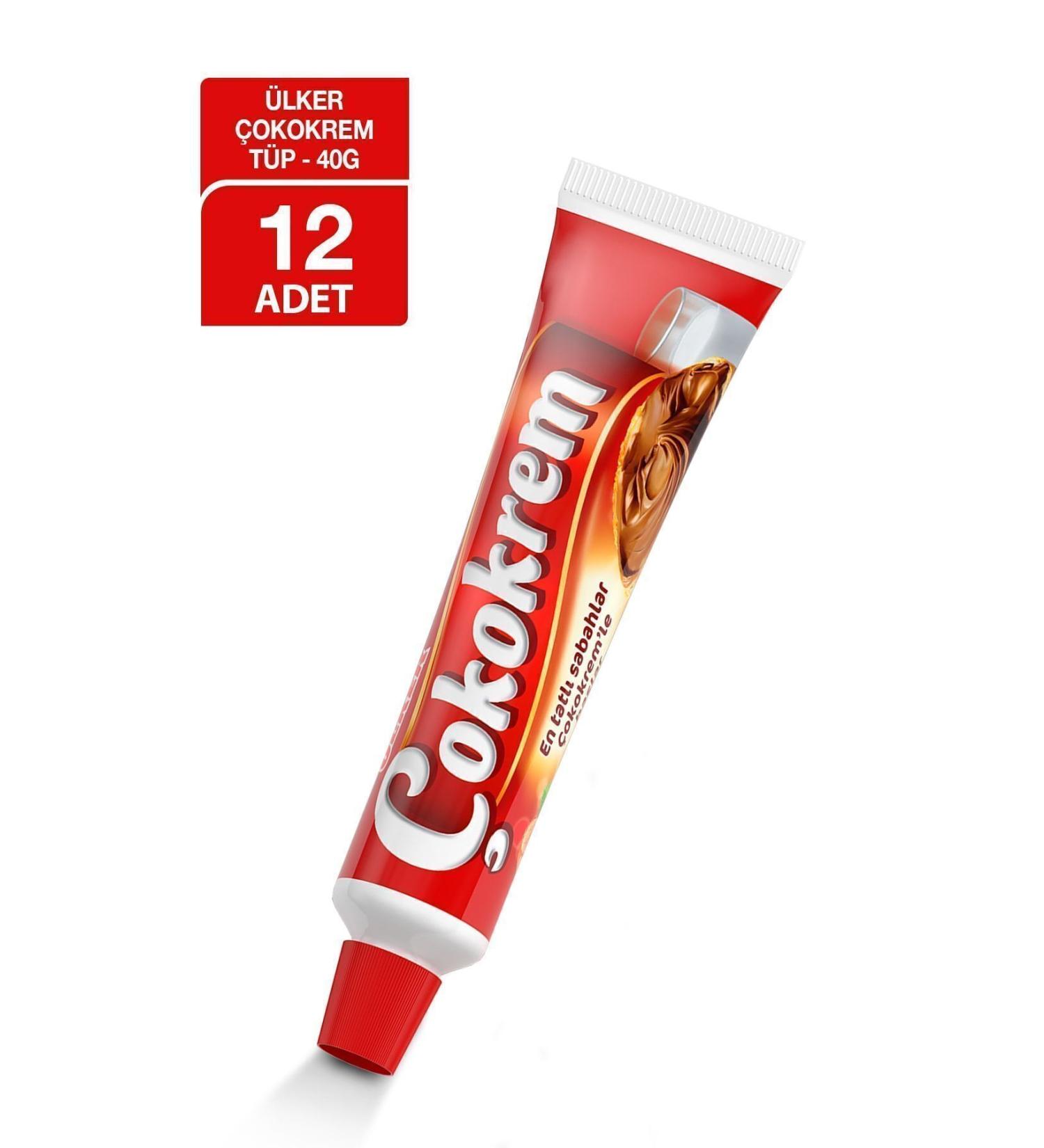 Ulker Cokokrem Tube 40gr X 12 Pieces