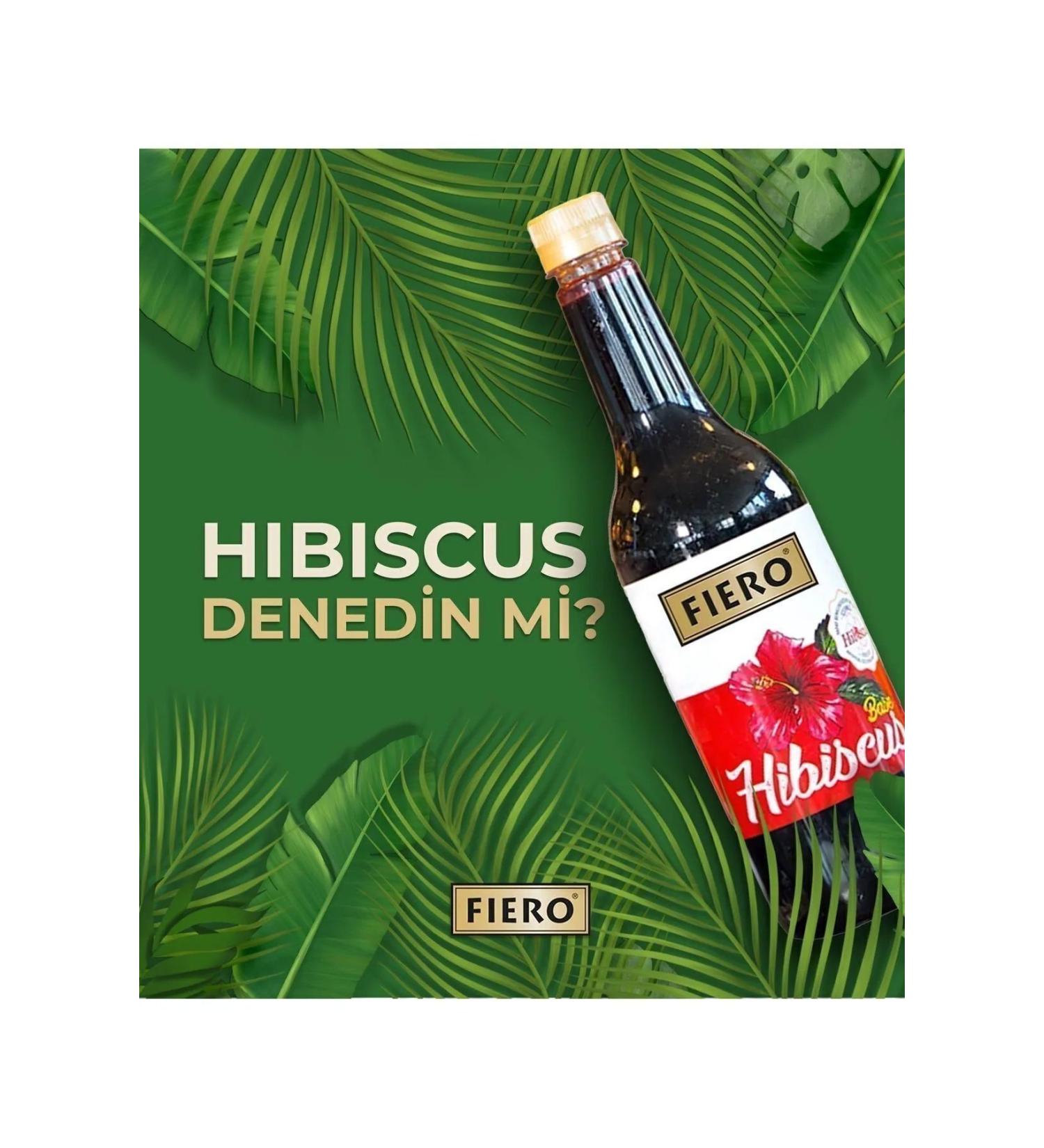Fiero COCKTAIL SYRUP HIBISCUS 700 ML PLASTIC BOTTLE