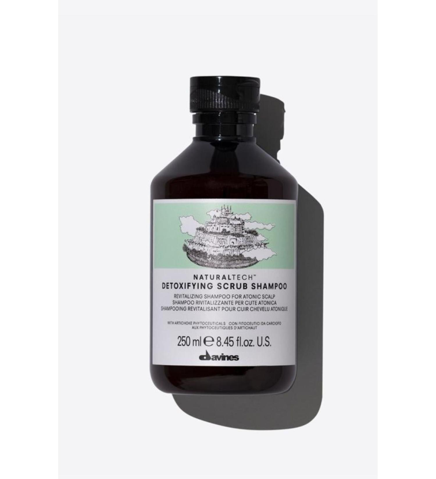 Davines Detoxifying Scrub Shampoo Rich Content Granulated Shampoo 250 ml EVAHAIRSALOON151