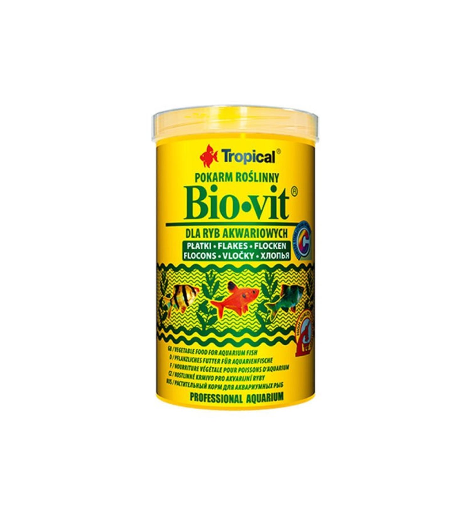 Bio-vit Herbal Flake Fish Food 1000 Ml 200 Gr