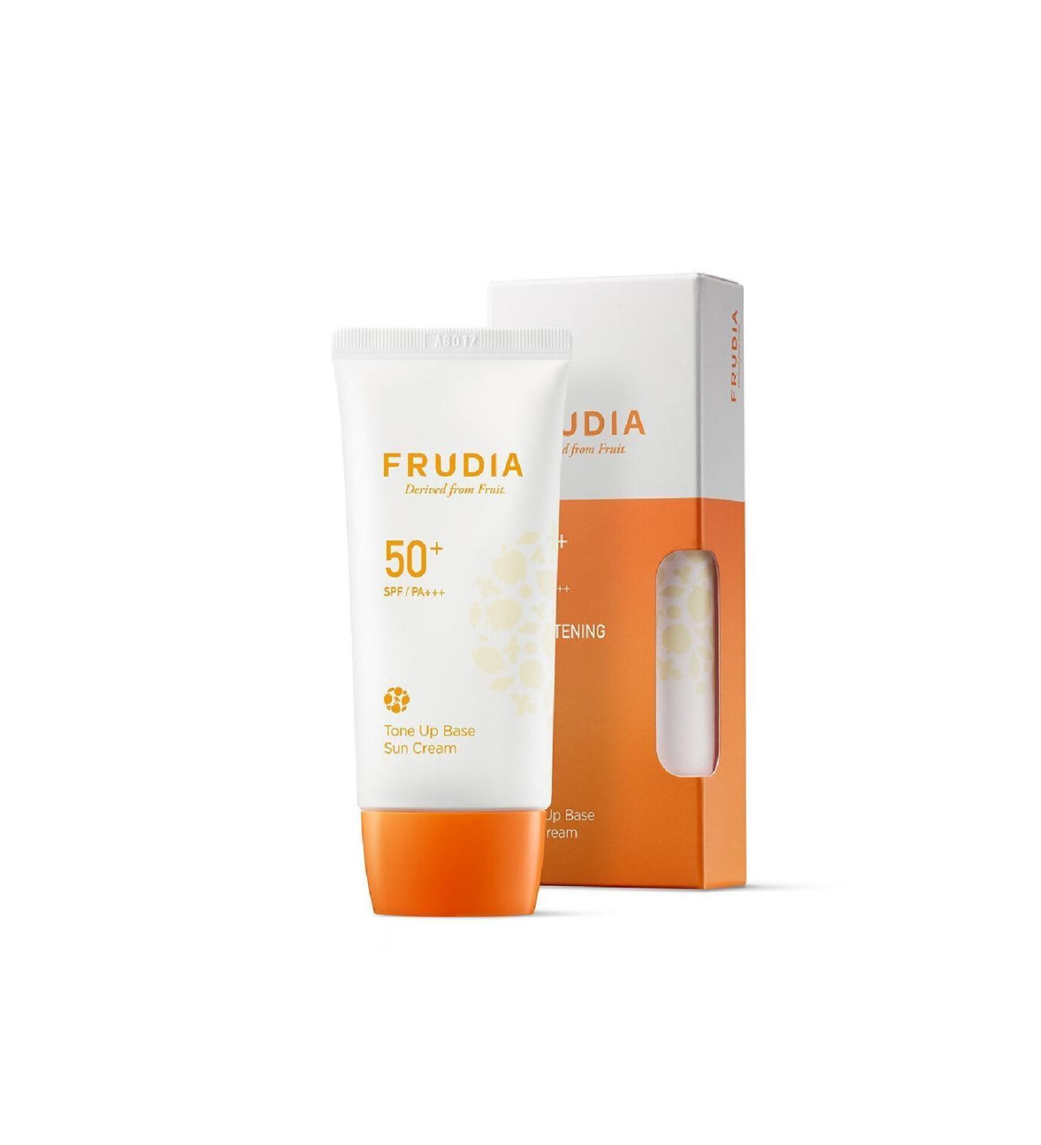 Frudia Tone Up Base Sun Cream Brightening Colour Equalising Daily Sun Cream 50 Gr - Buy Online on GoSupps.com