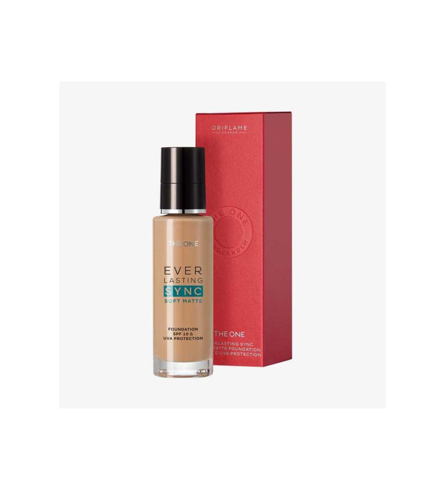 Oriflame The One Everlasting Sync Soft Matte Finish Non-Smudge Foundation 10 SPF - Buy Online on GoSupps.com