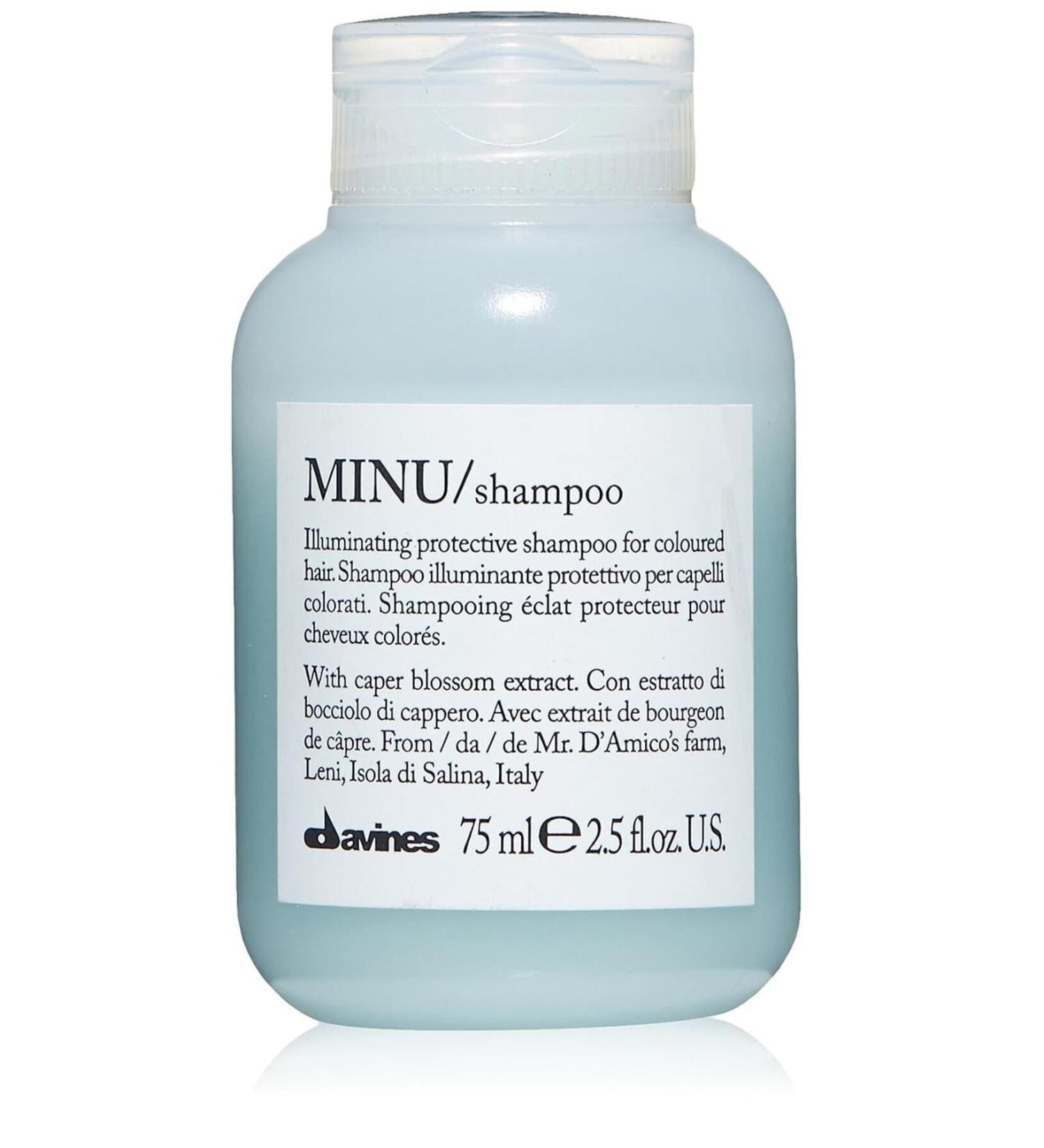 Davines Minu protect Moisturizing Shampoo that Extends the Life of Hair ColorEVAHAIRSALOON25