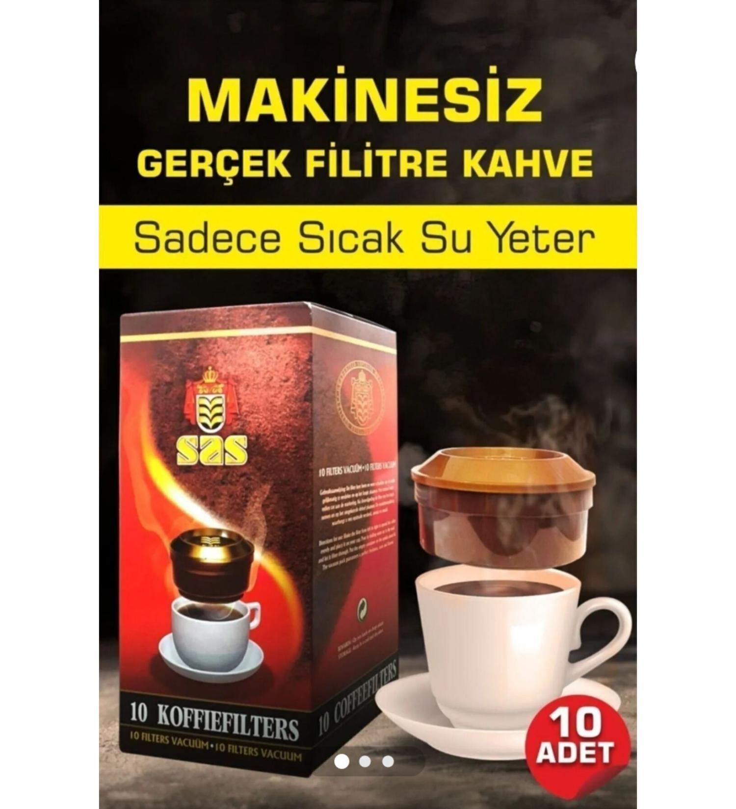 Sas Machine-Free Filter Coffee 7.5 gr 10 Pieces - Buy Online on GoSupps.com