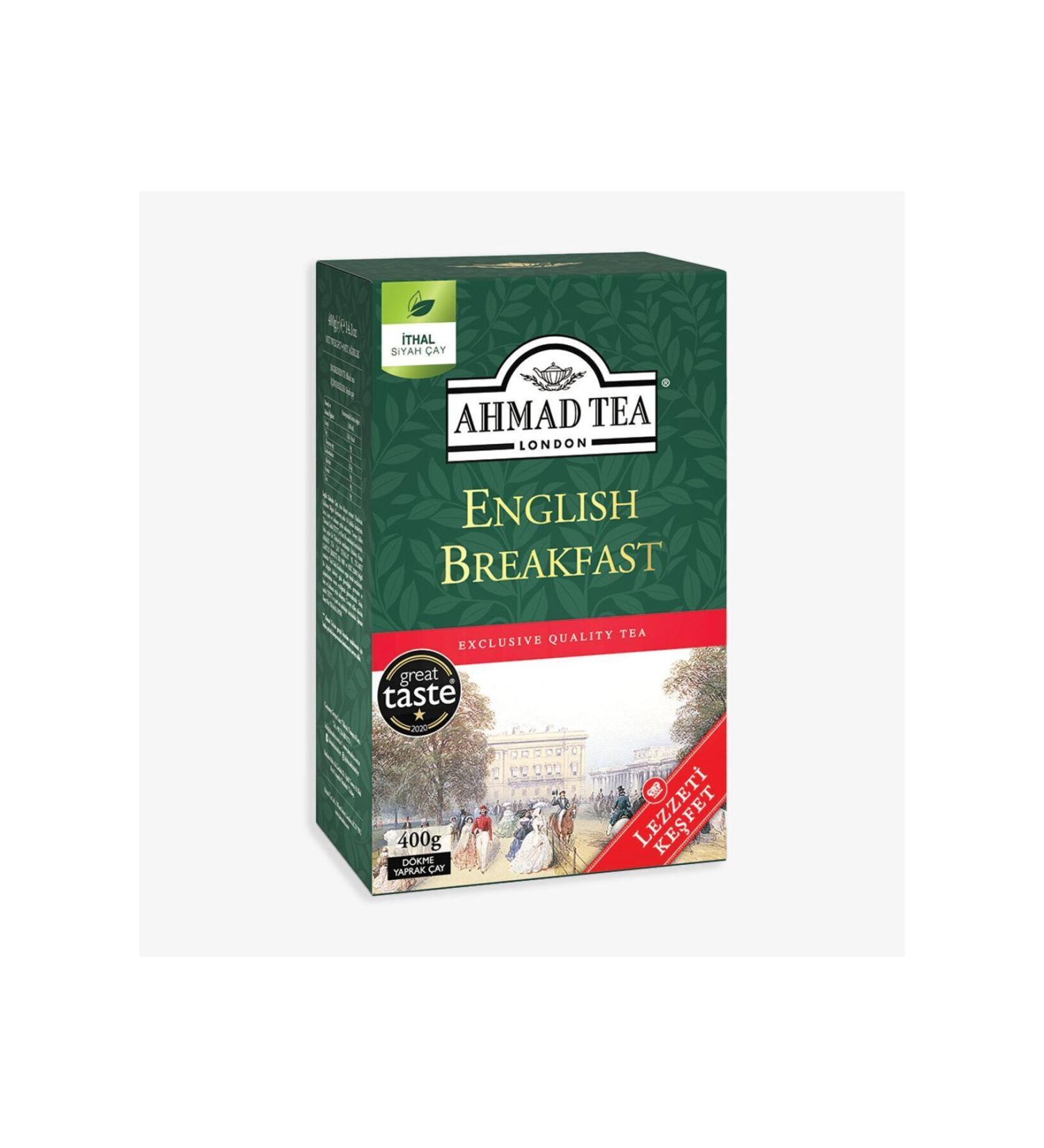 Ahmad Tea ENGLISH BREAKFAST loose black tea 400 gr - Buy Online on GoSupps.com