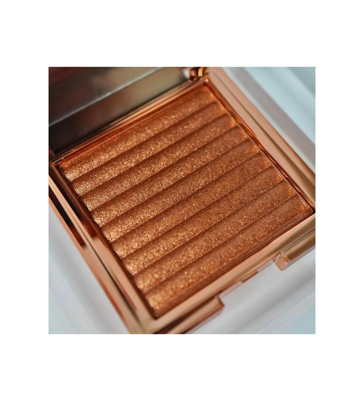 EDA LUXURY BEAUTY Golden Copper Bronzer Illuminator Star Shine Highlighter Shimmery Glitter Silky Satin Vegan Glow Makeup - Buy Online on GoSupps.com