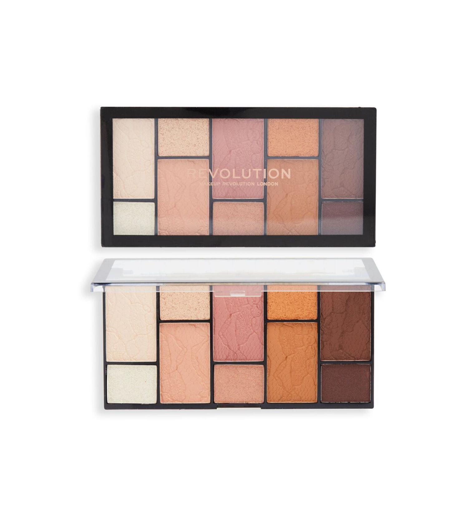 Revolution Reloaded Dimension Eyeshadow Palette Neutral Charm Eyeshadow Palette - Buy Online on GoSupps.com