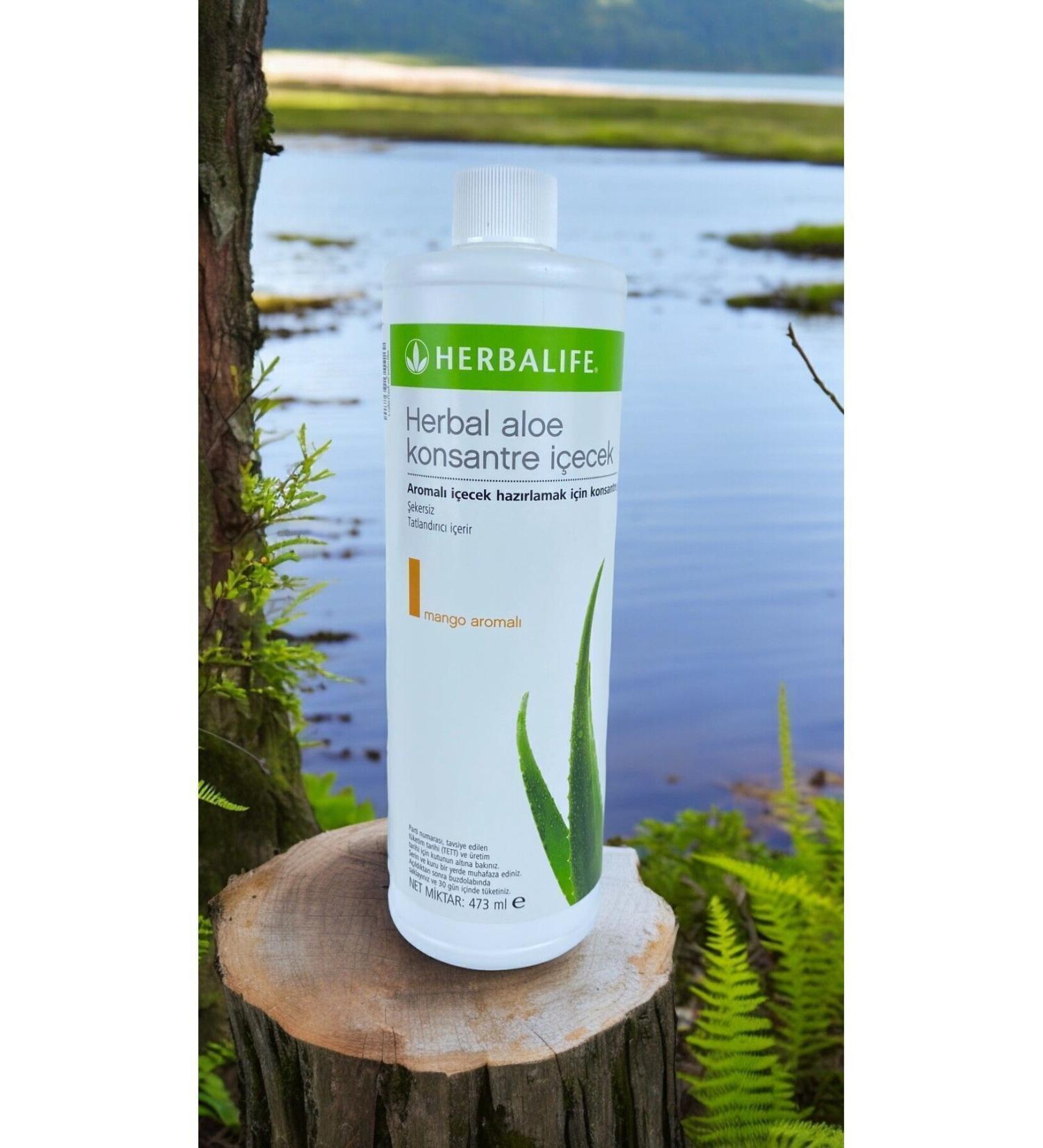 Herbalife Herbal Aloe Concentrate Drink Mango 473 Ml - Buy Online on GoSupps.com