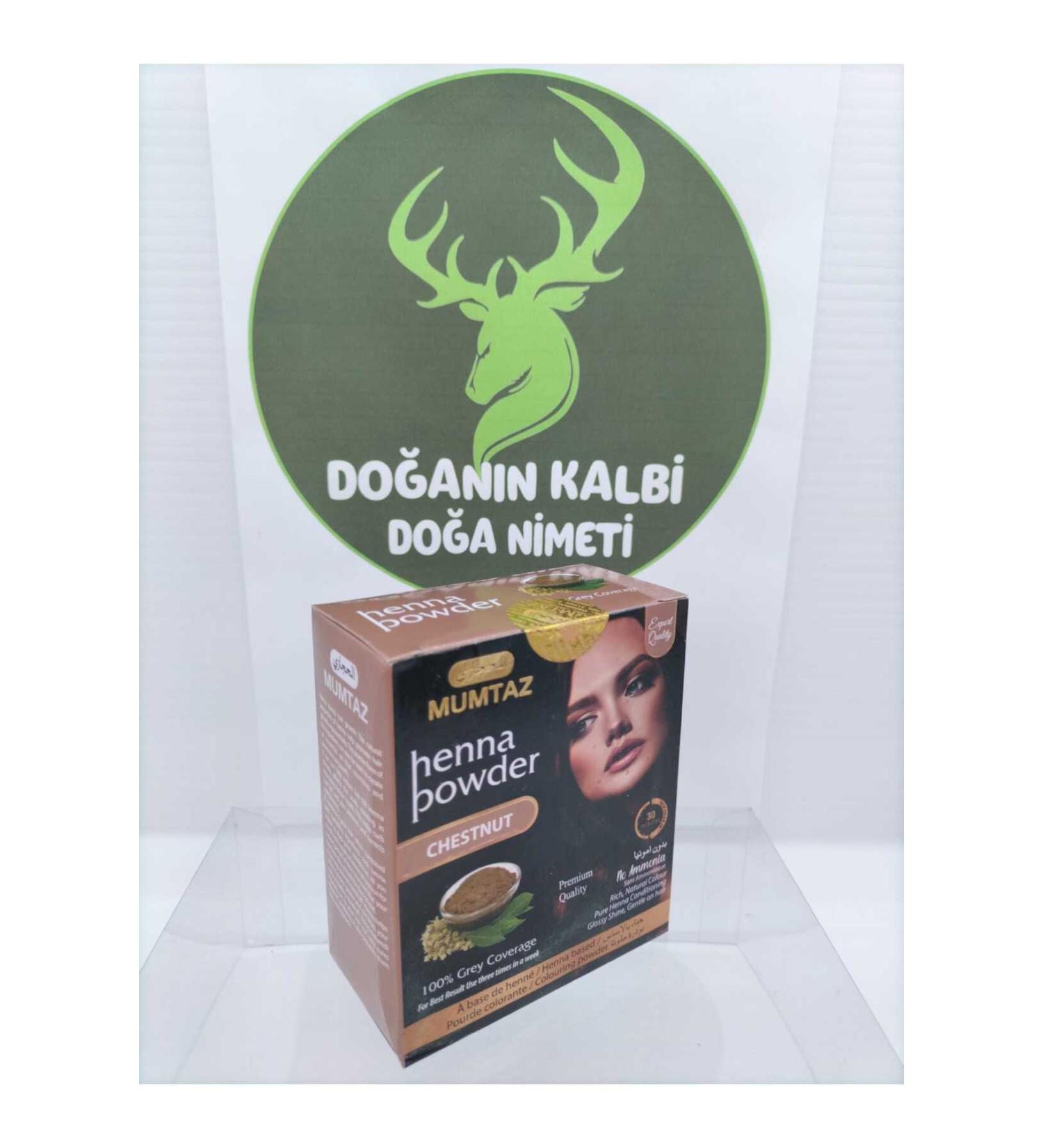 NATURE'S BLESSING Mumtaz Henna Hair Indian Henna Chestnut Color 6 Pack - Buy Online on GoSupps.com