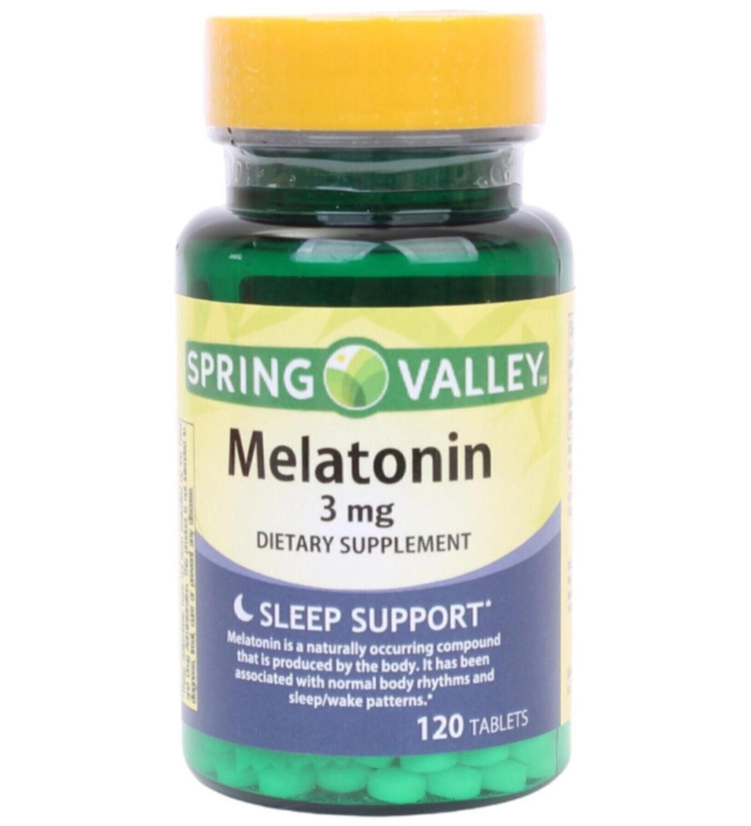 Melatonina Spring Valley Melatonin 3 Mg 120 Tablets Melatonin For Those With Sleeping Problems