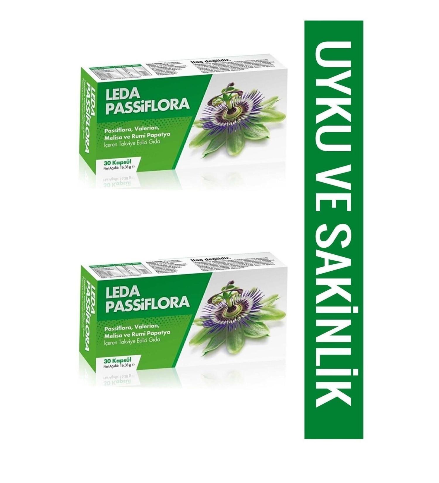 LEDA Passiflora 30 Capsules (2 Boxes)