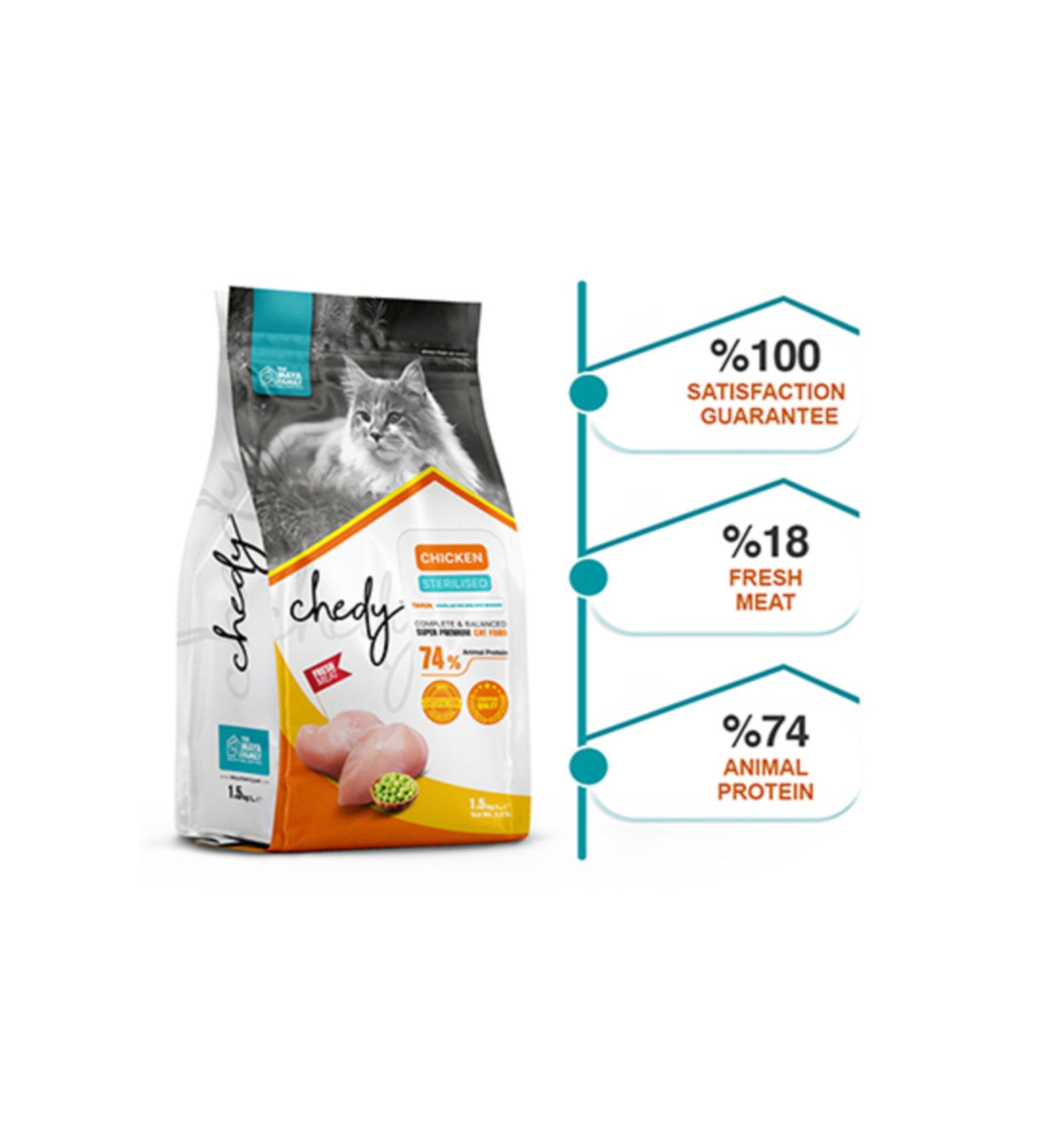 CARNI LIFE Carni Life Chedy Chicken Sterile Adult Cat Food 1.5 KG